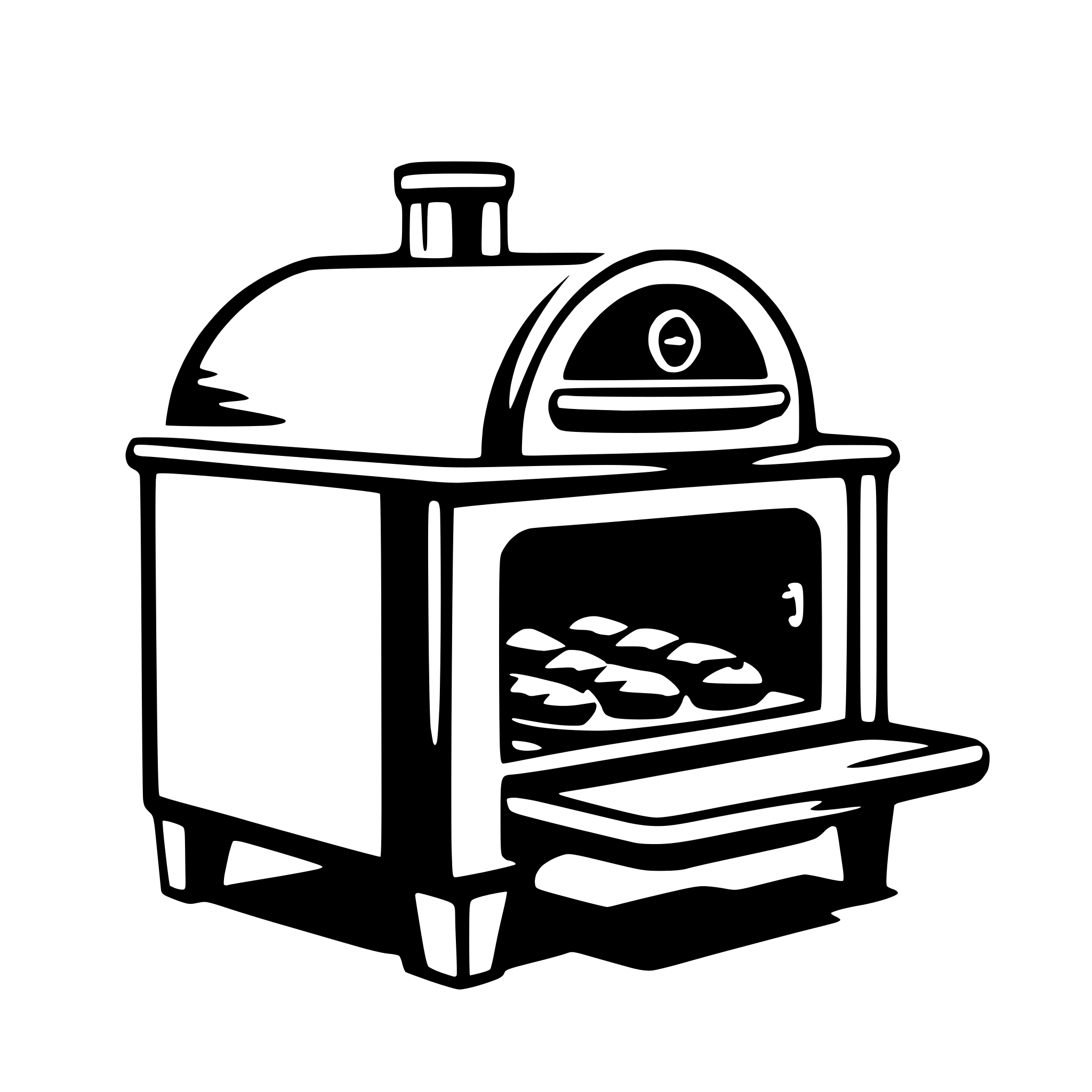 AI-generated SVG of a oven