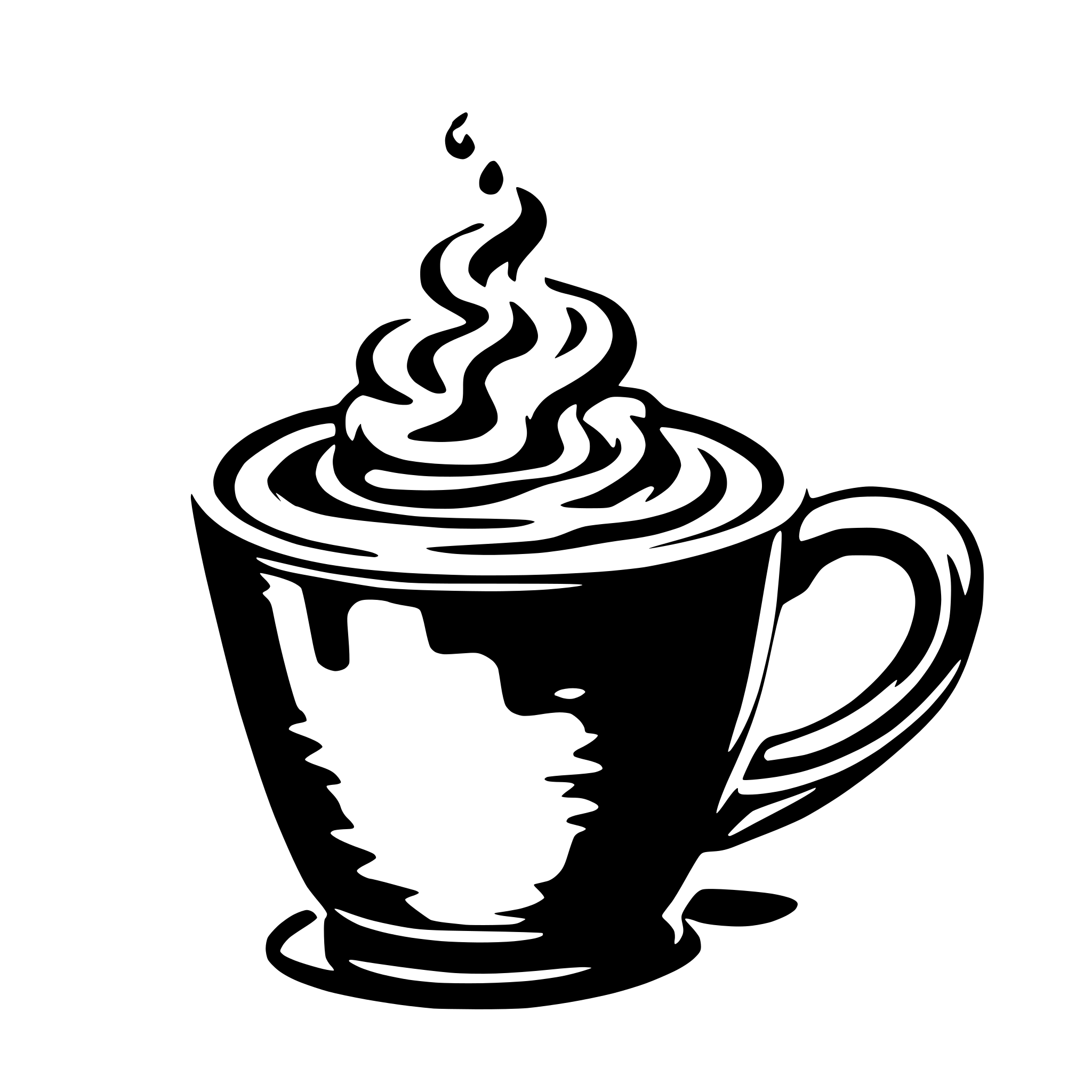 AI-generated SVG of 'coffee foam'