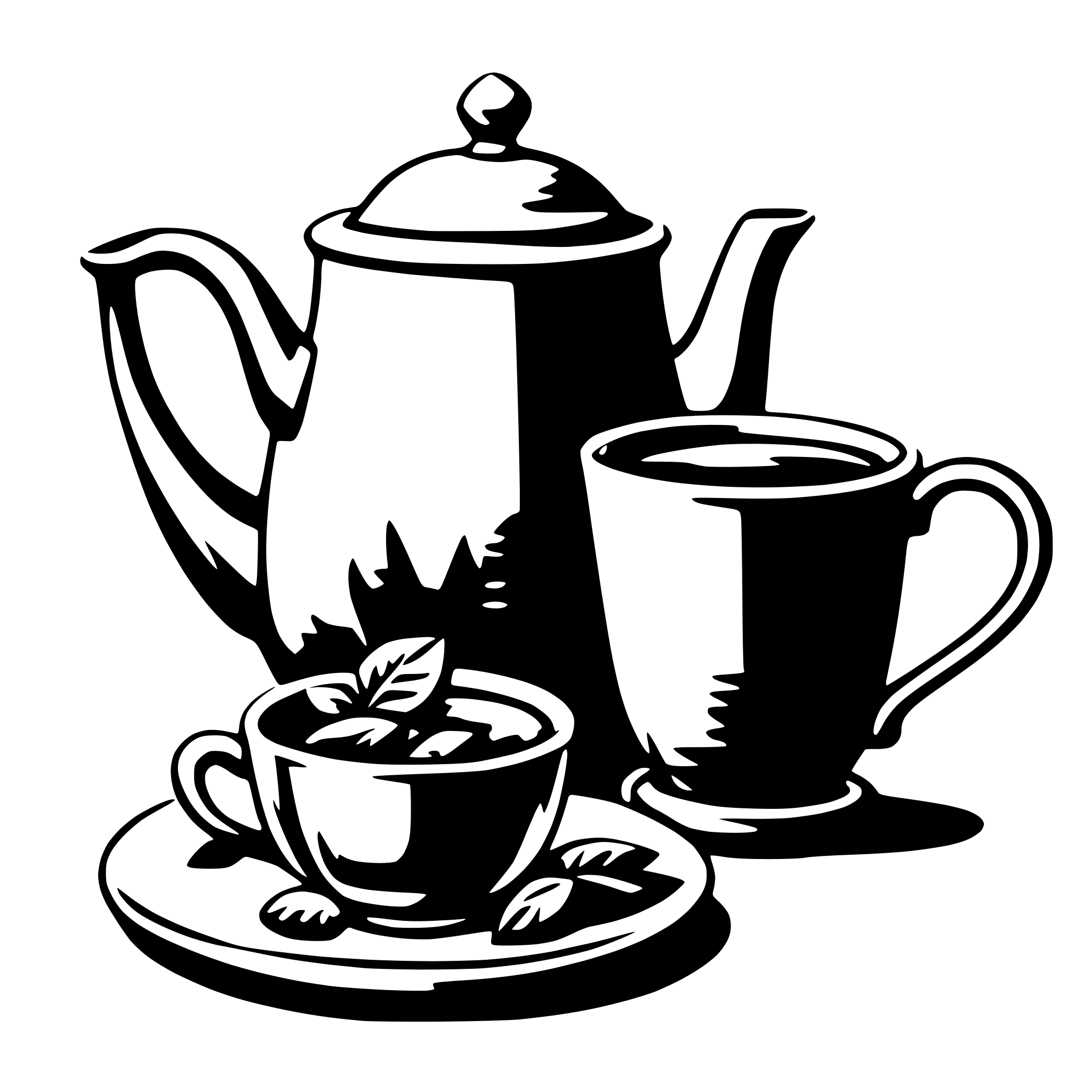 AI-generated SVG of 'tea'