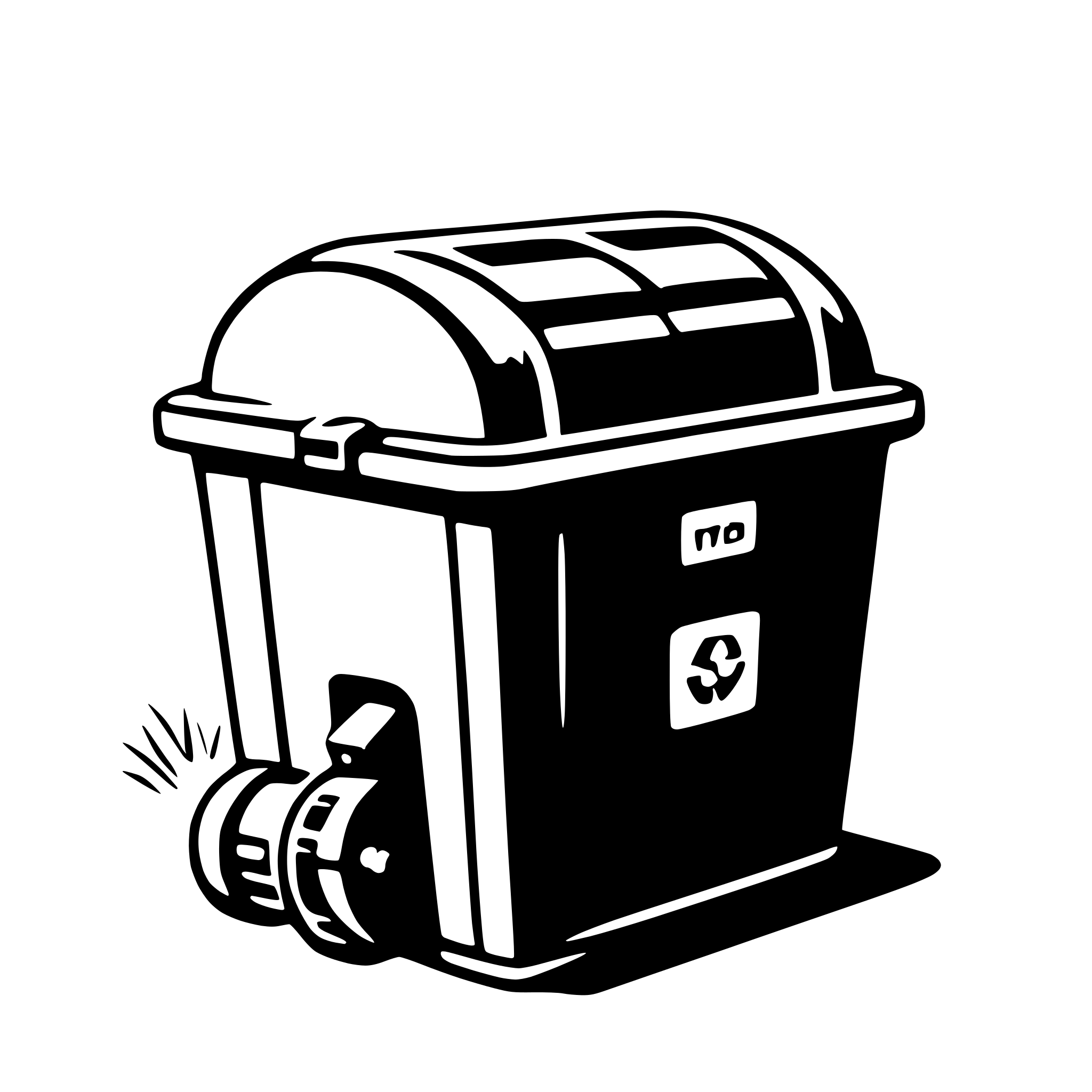 AI-generated SVG of 'waste container'