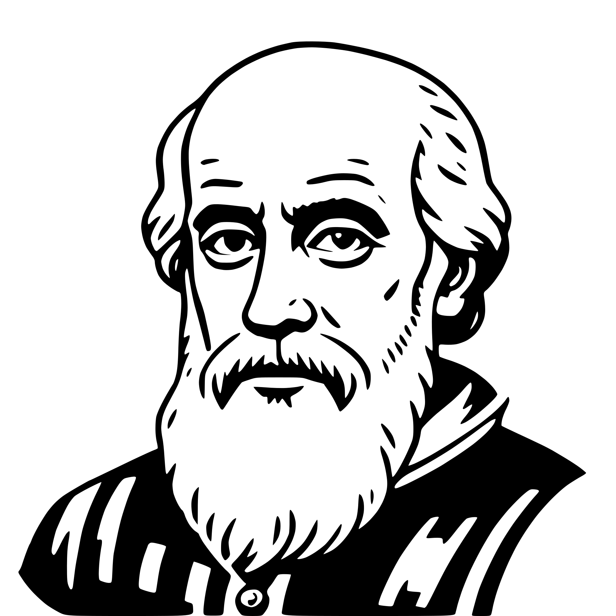 AI-generated SVG of a galileo galilei