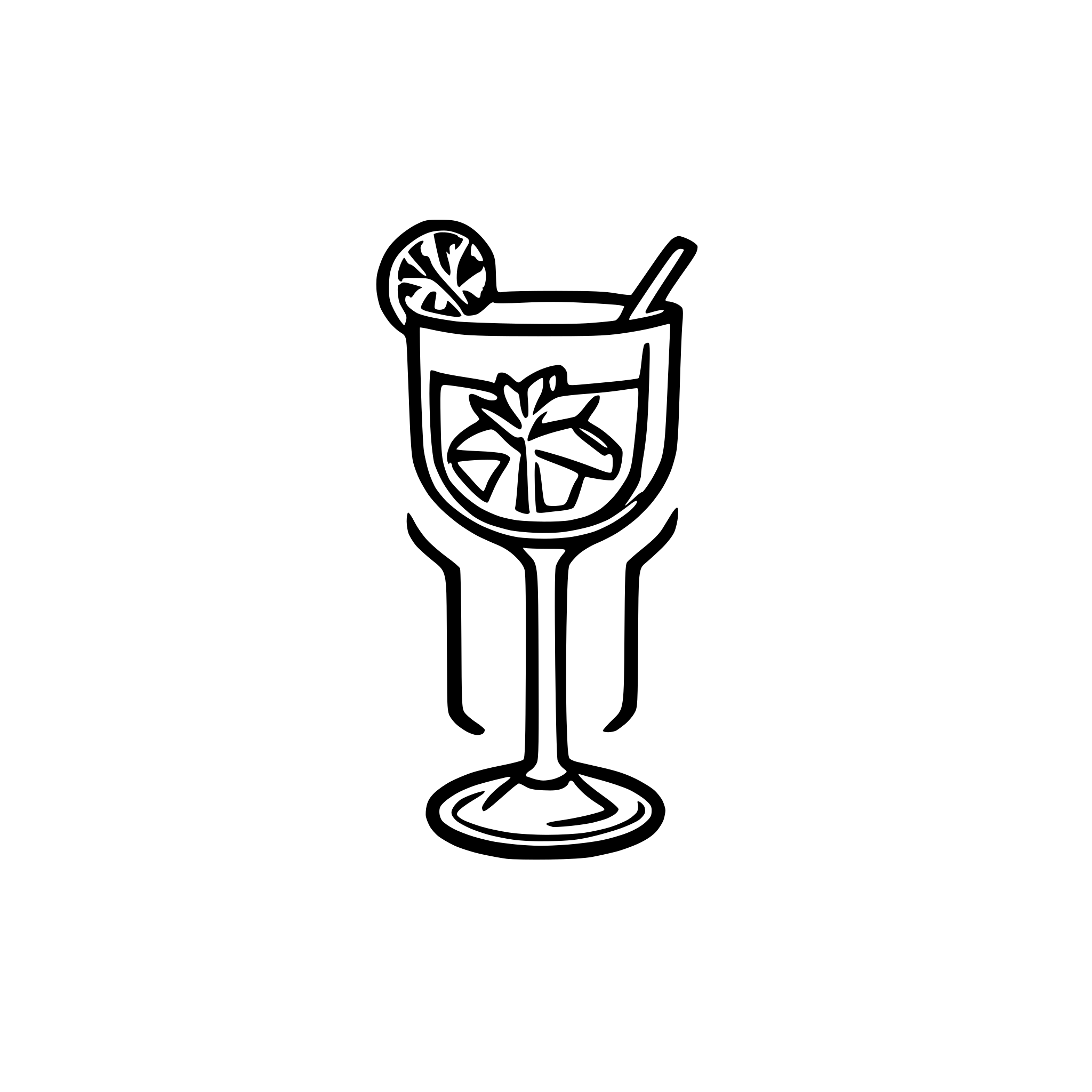 AI-generated SVG of 'aperol spritz'