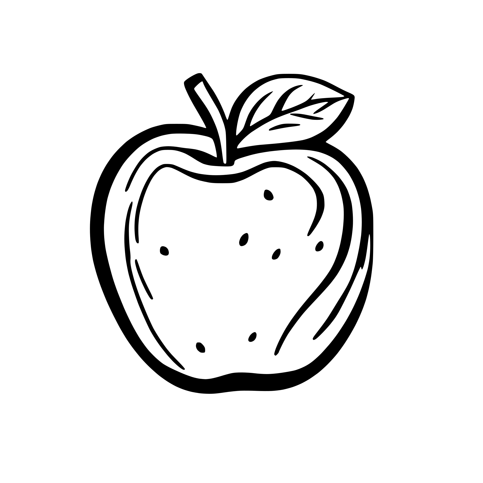 AI-generated SVG of a apple