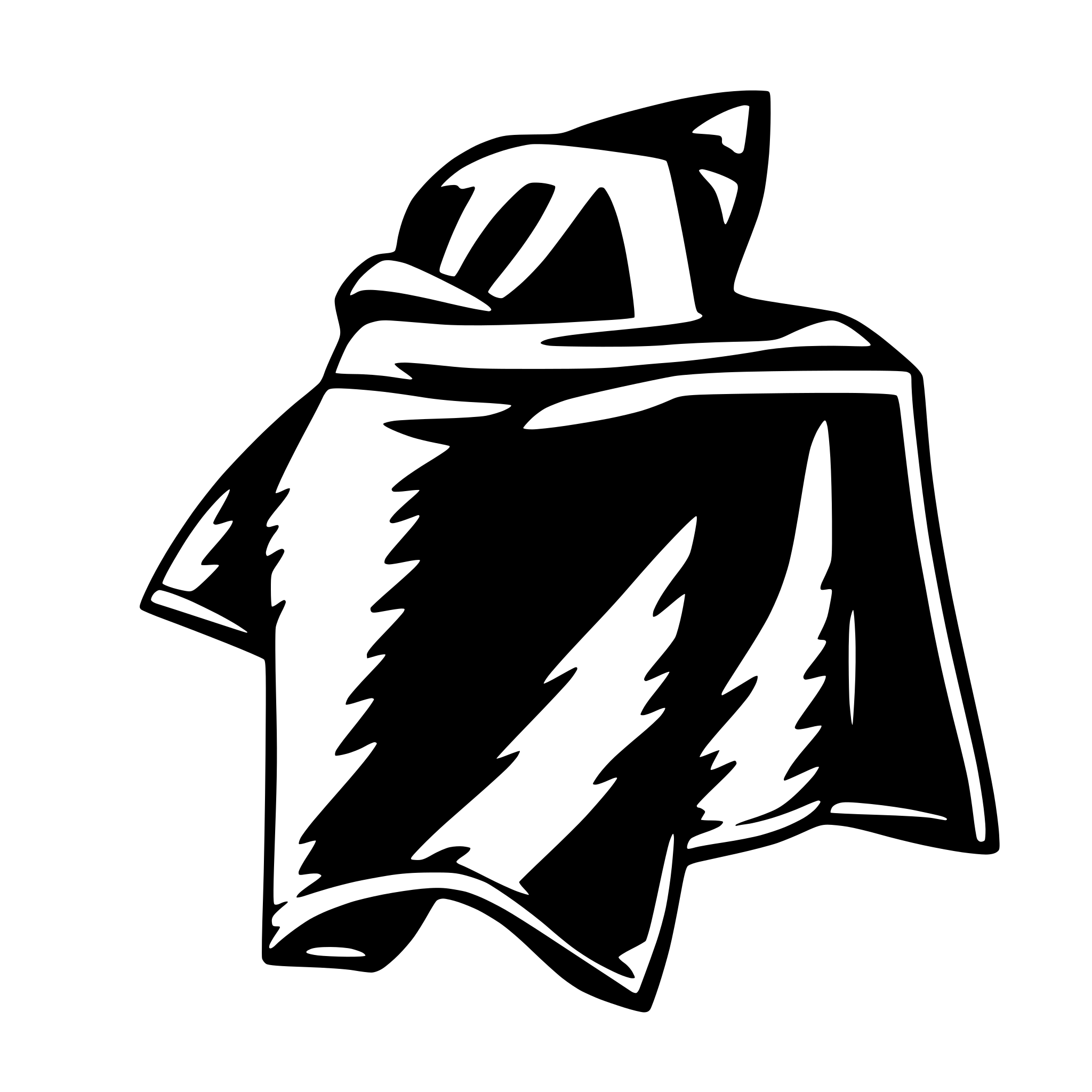 AI-generated SVG of 'simple cloth icon'