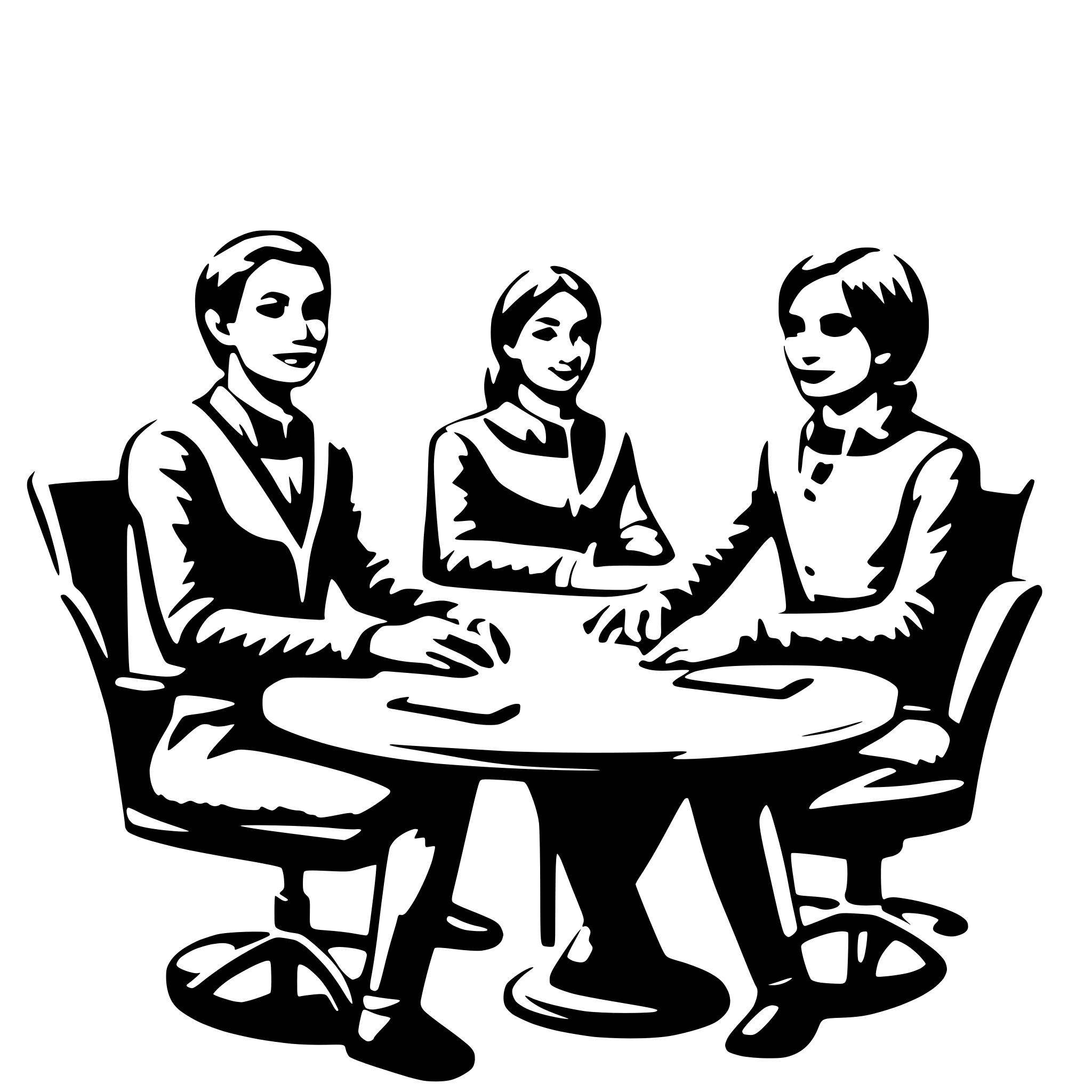 AI-generated SVG of a associative user committee