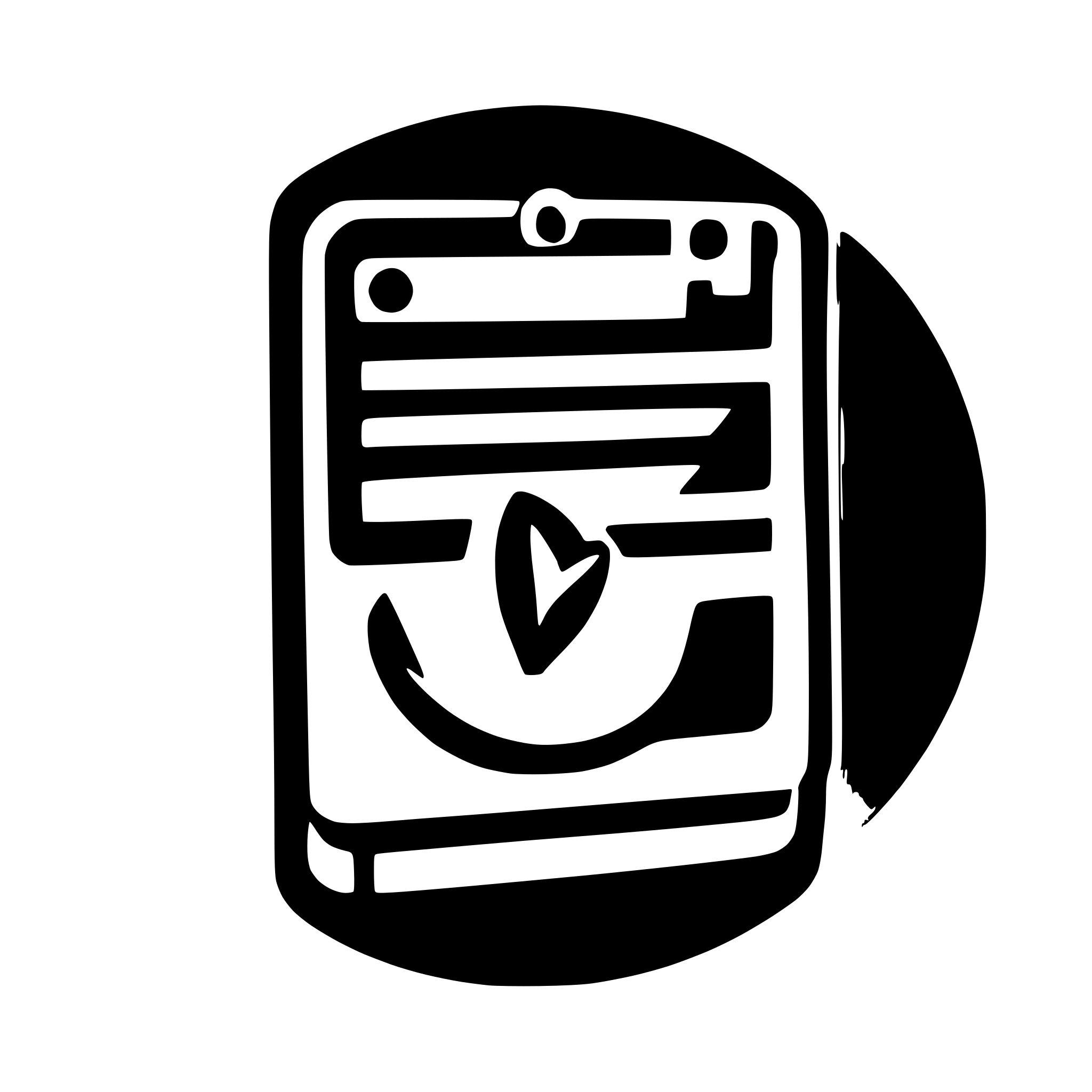 AI-generated SVG of a news icon with red