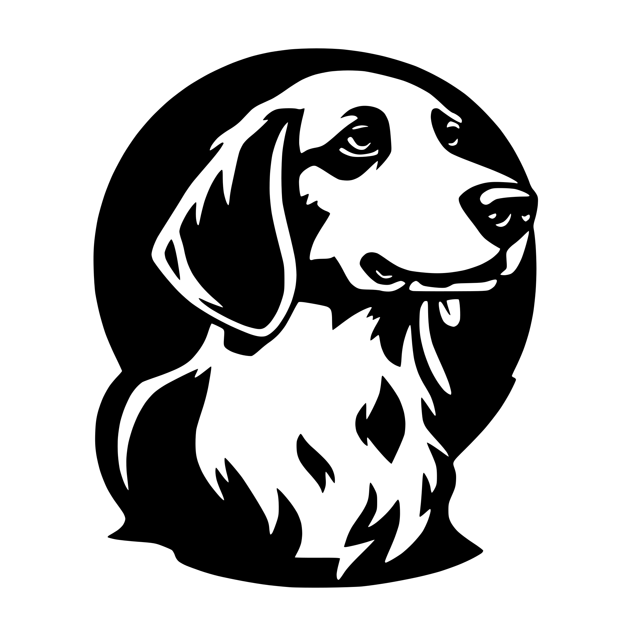 AI-generated SVG of a Dog logo