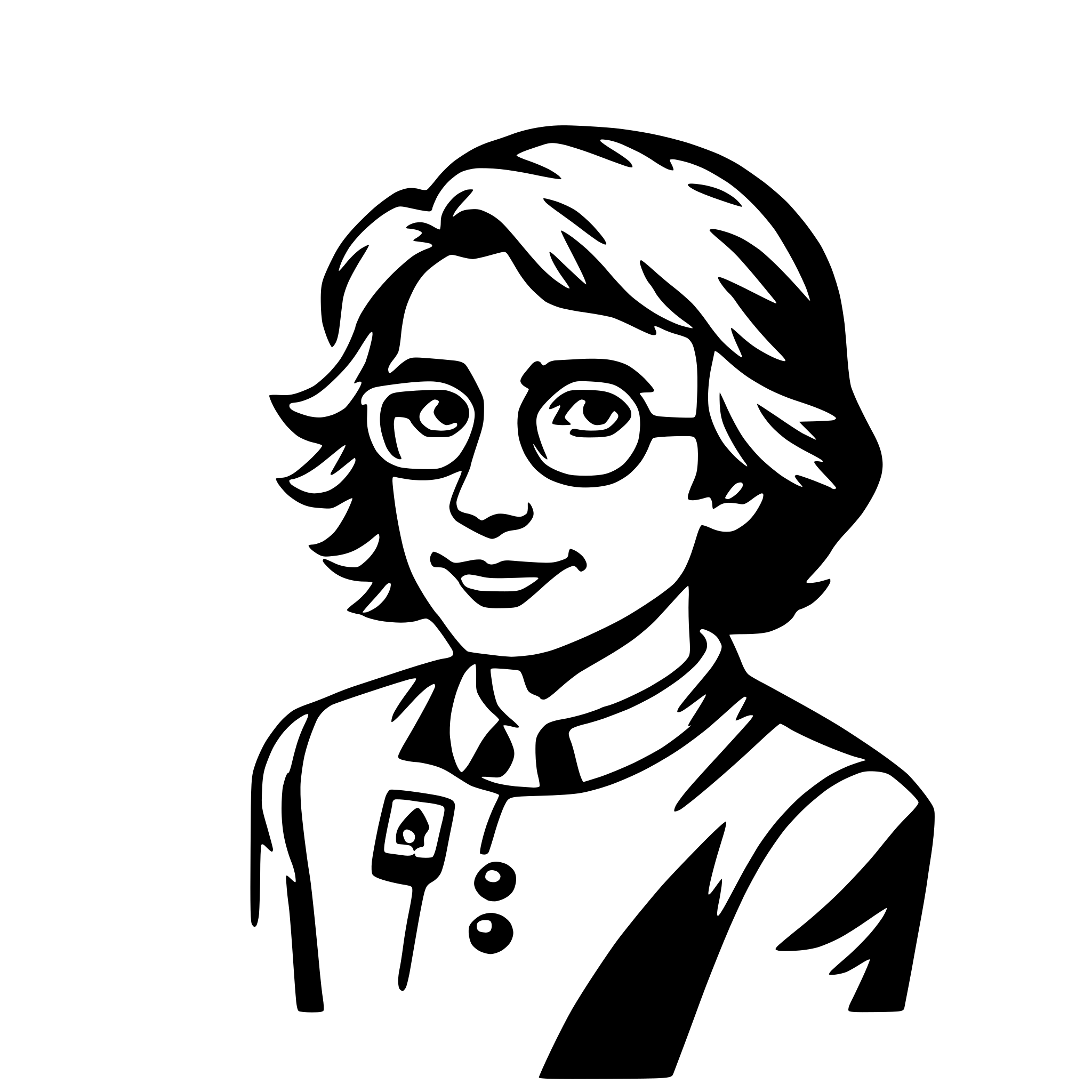 AI-generated SVG of a physicist
