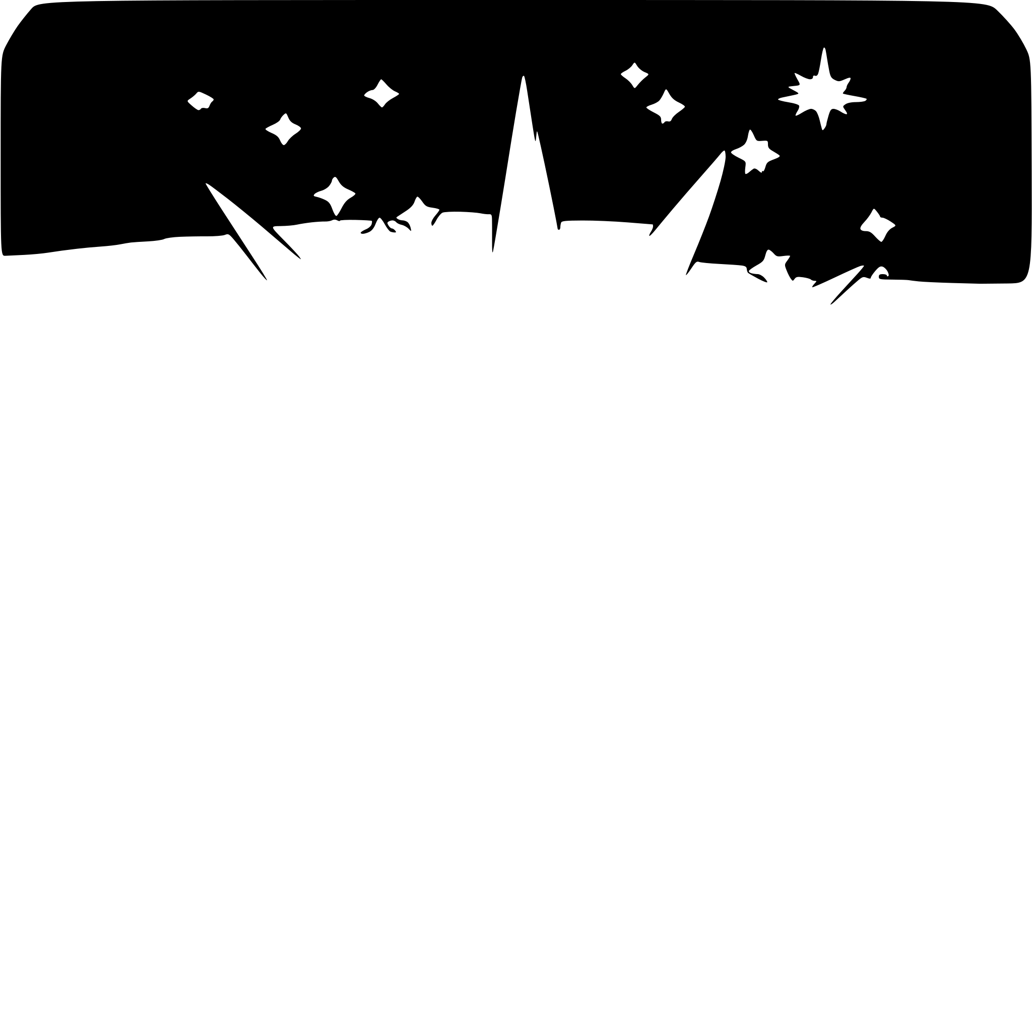 AI-generated SVG of a twinkling stars