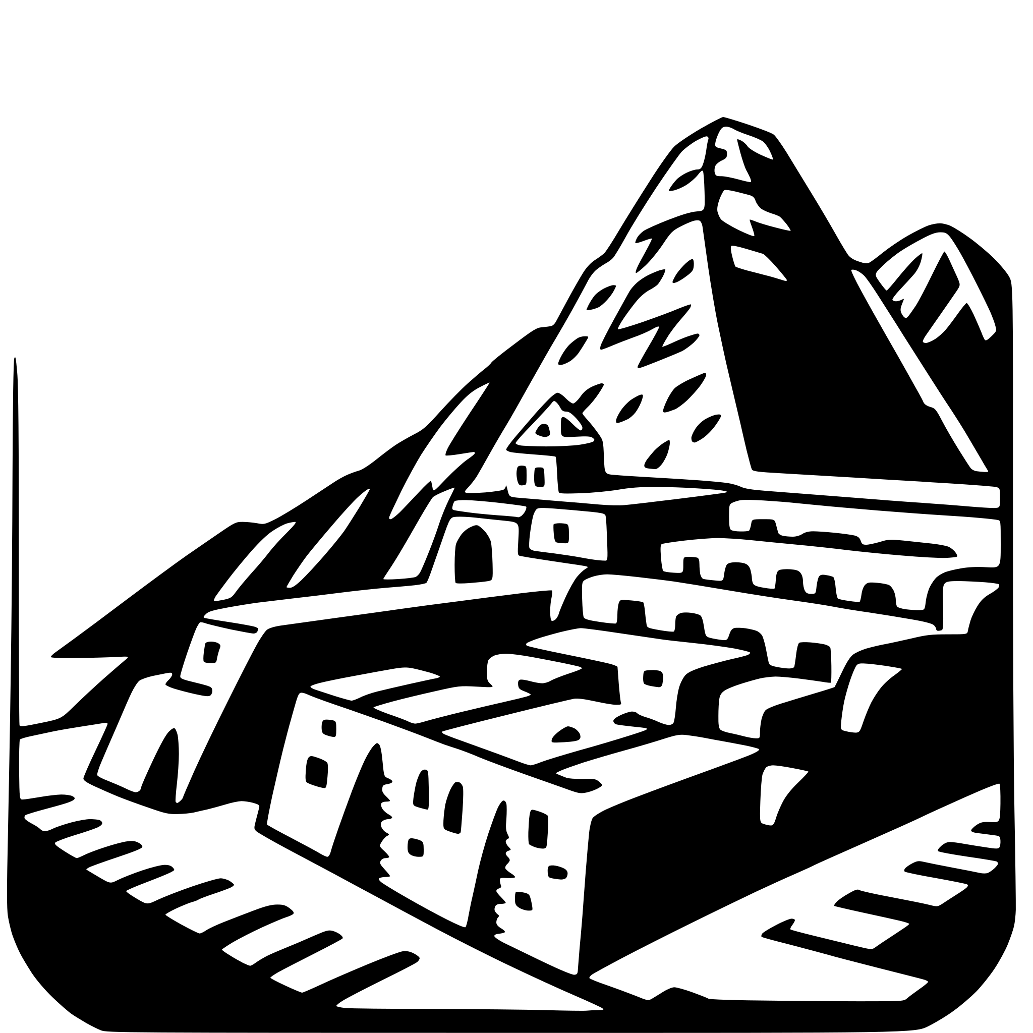 AI-generated SVG of 'machu picchu'