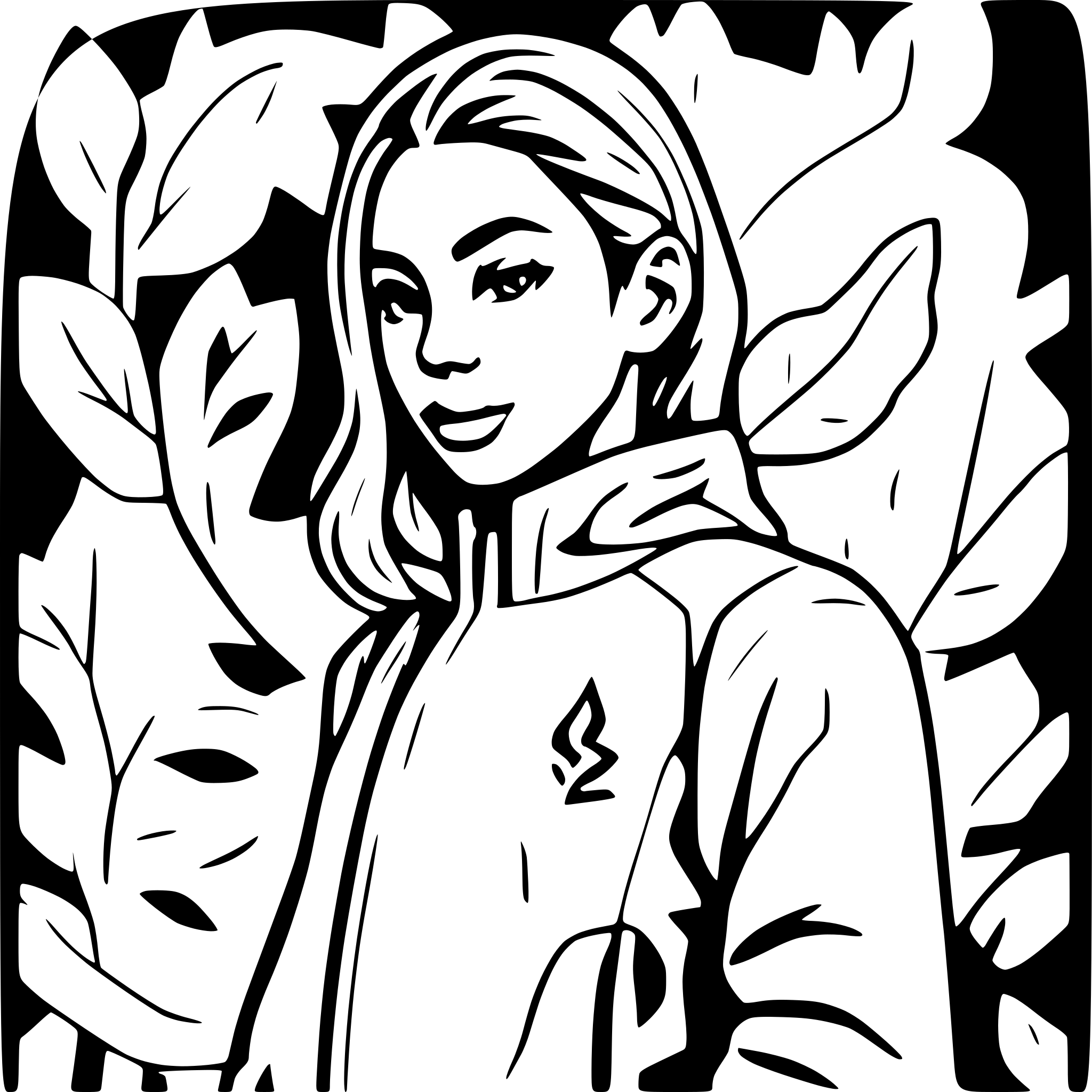 AI-generated SVG of a Travis Scott