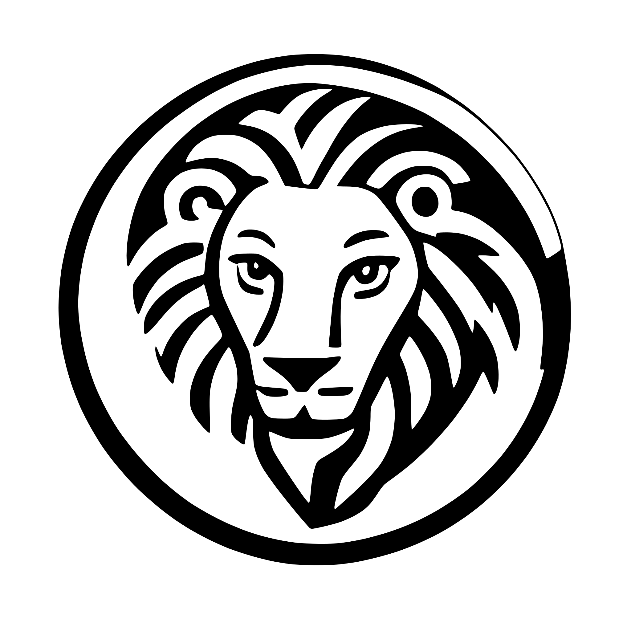 AI-generated SVG of 'make image of a lion'