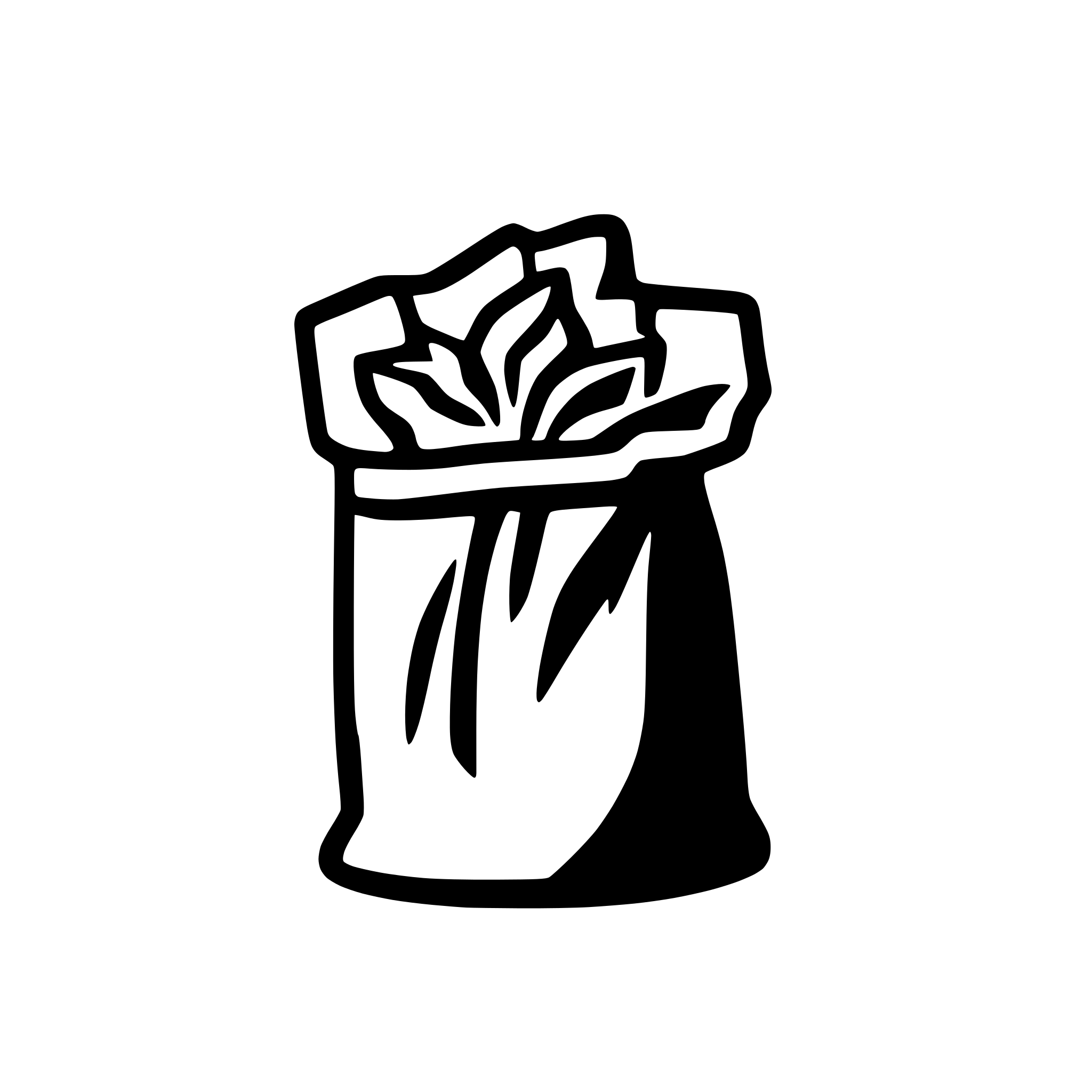 AI-generated SVG of a garbage bag