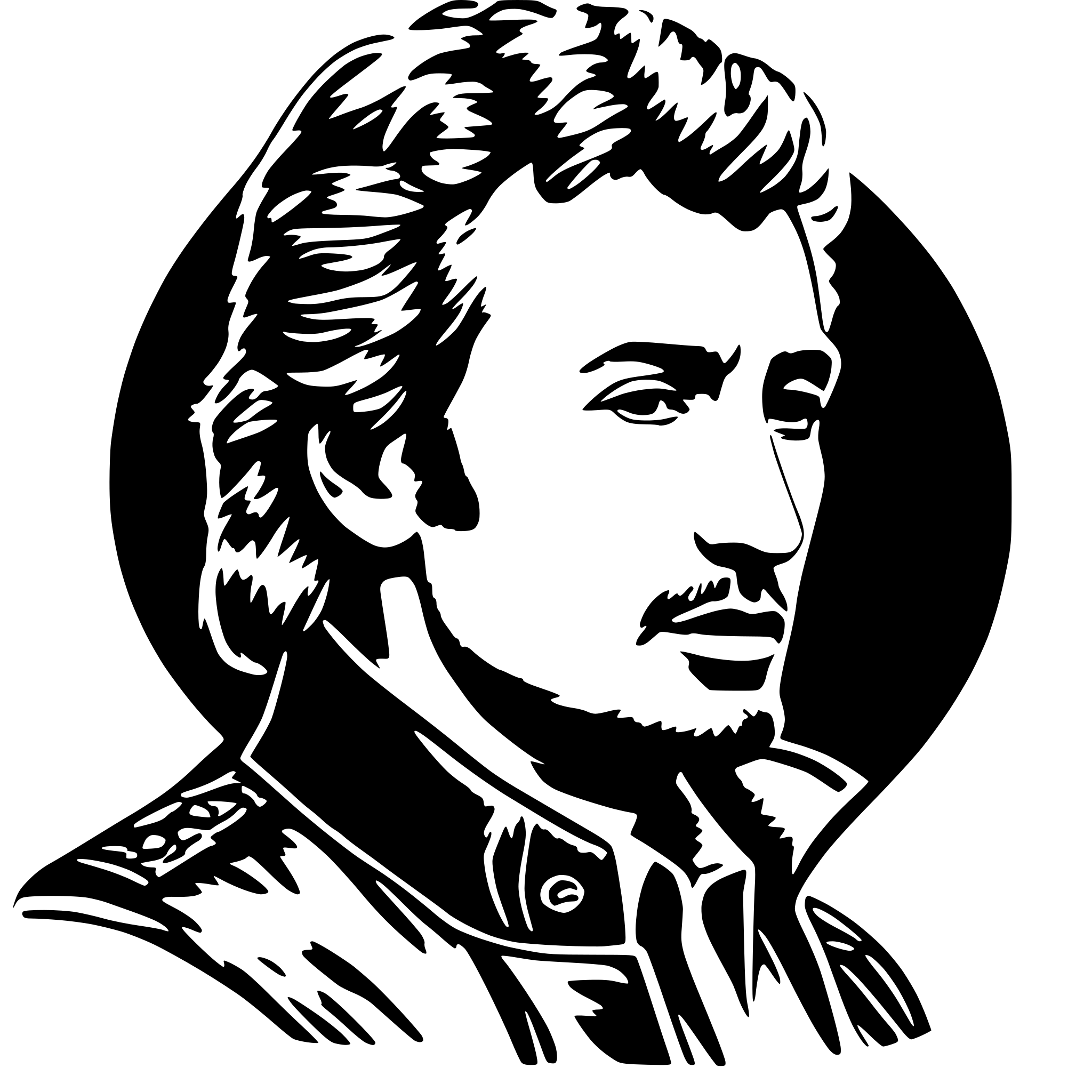 AI-generated SVG of 'johnny hallyday'