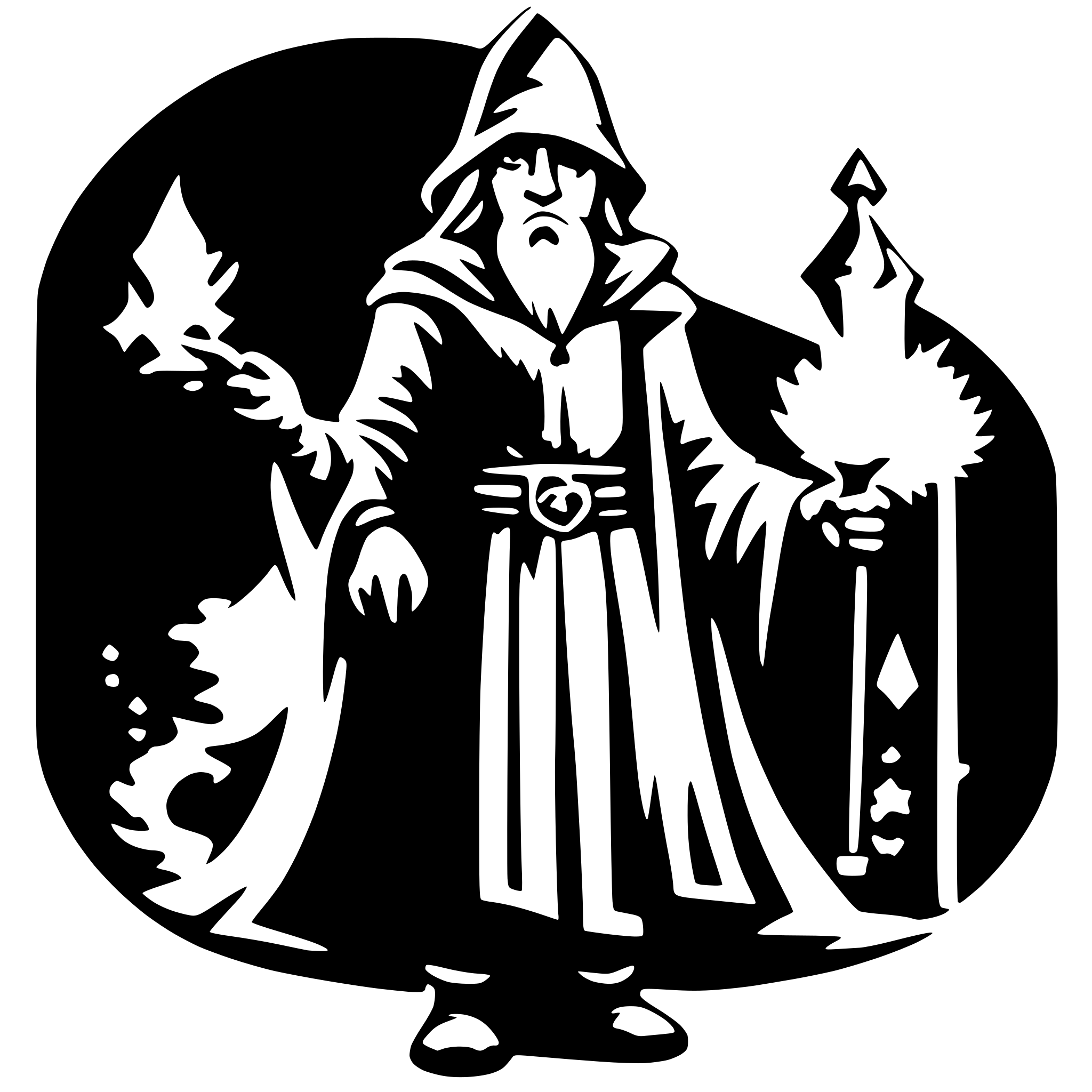 AI-generated SVG of 'Wizard.'