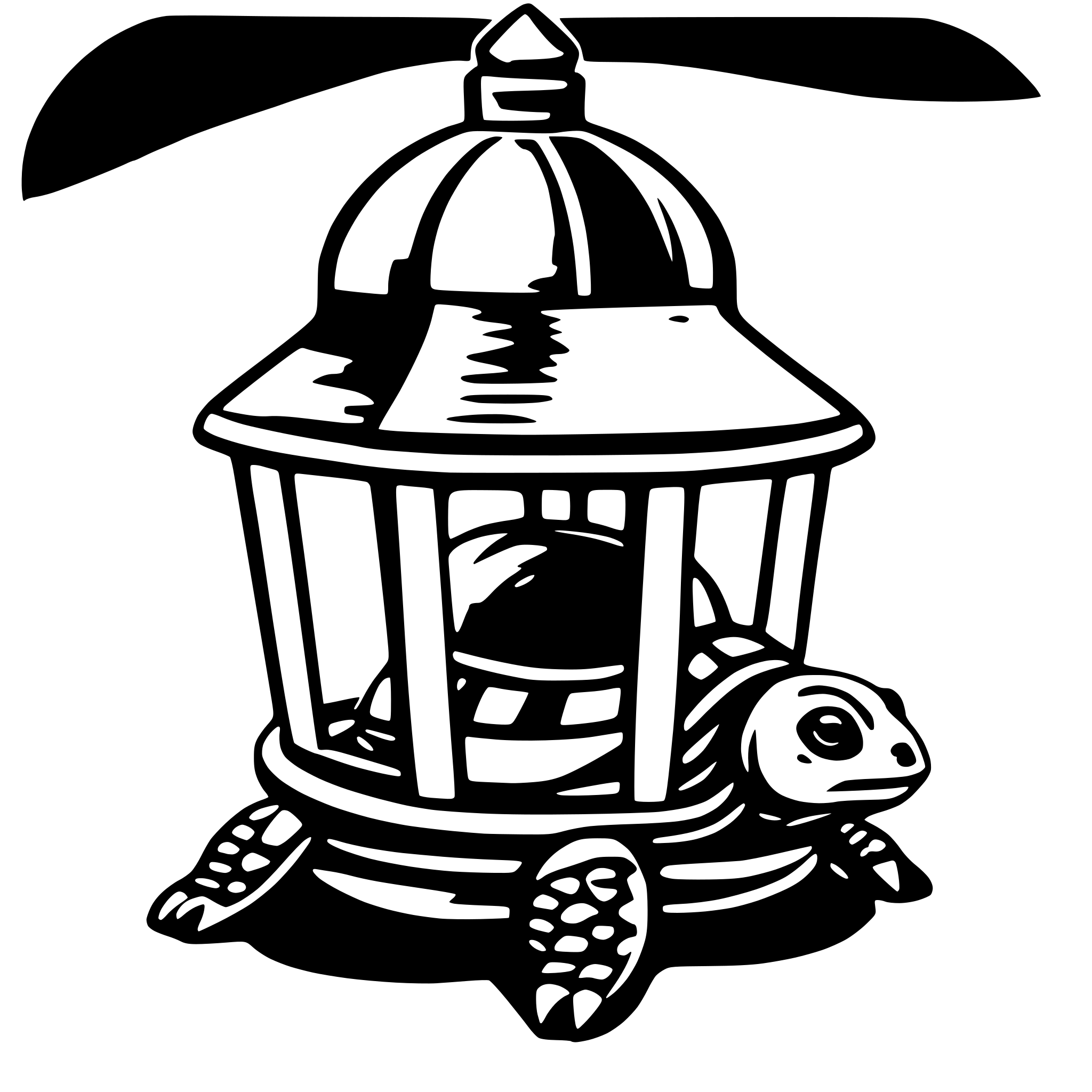 AI-generated SVG of a lantern turtle craft