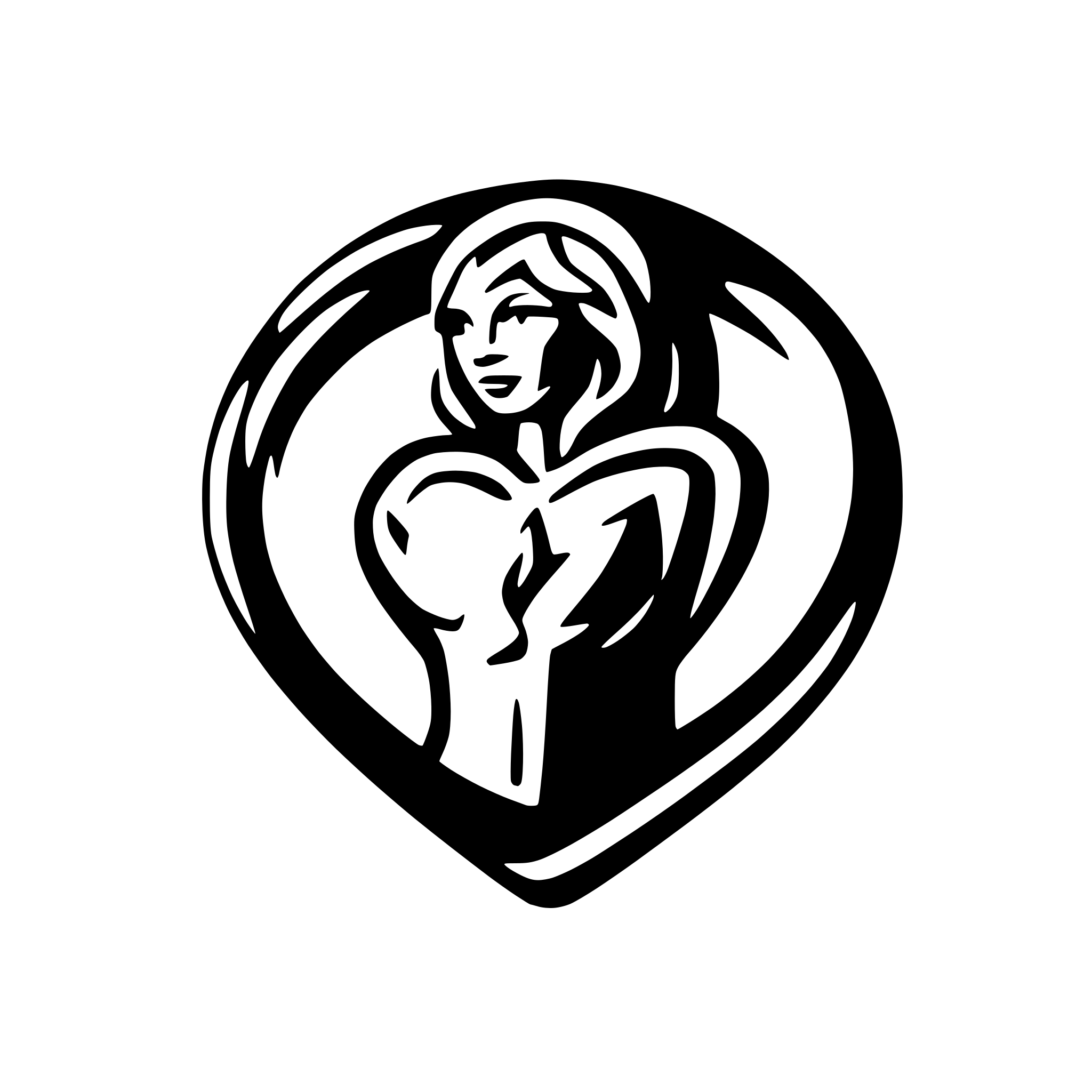 AI-generated SVG of a heart in body human, top view