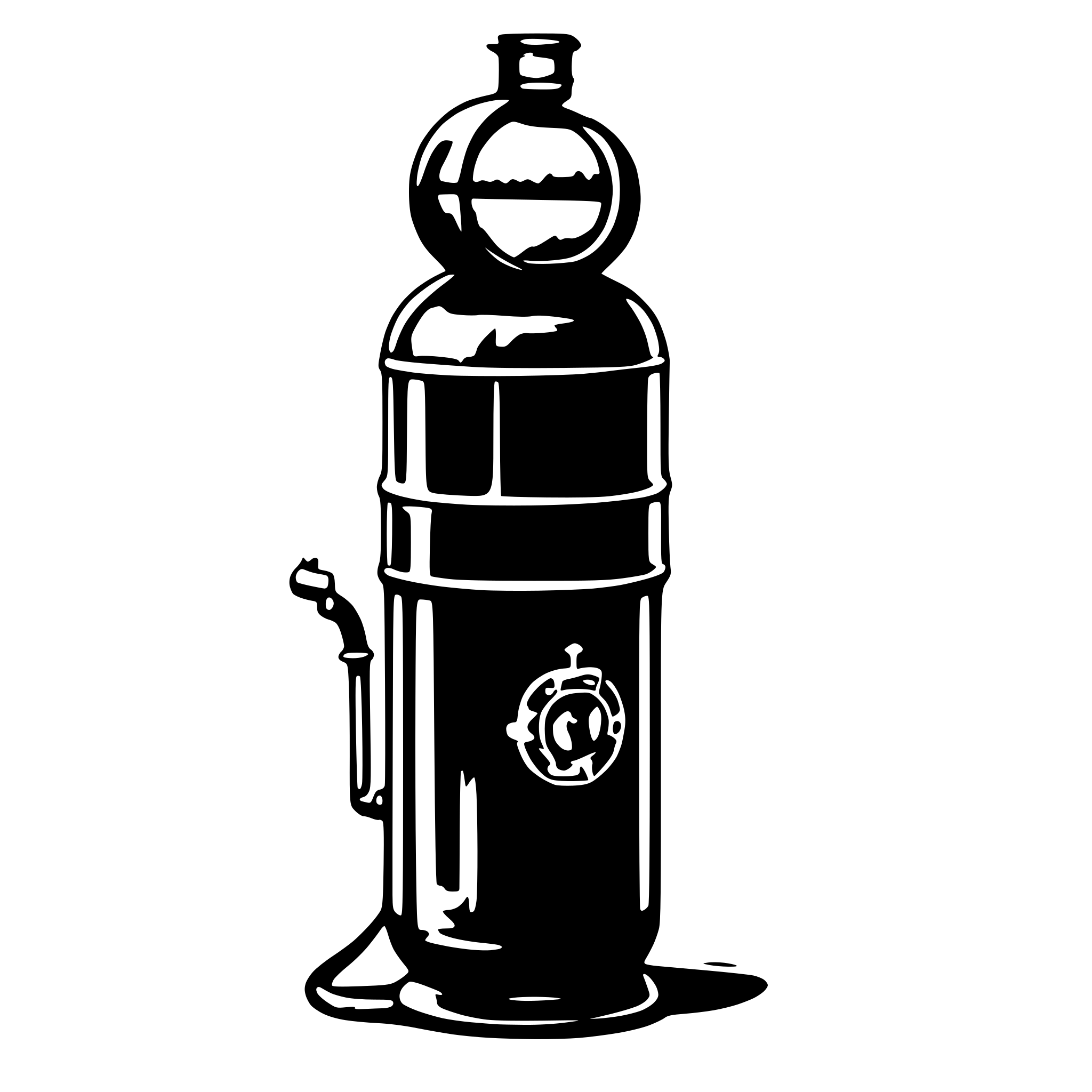 AI-generated SVG of 'medical oxygen tank'