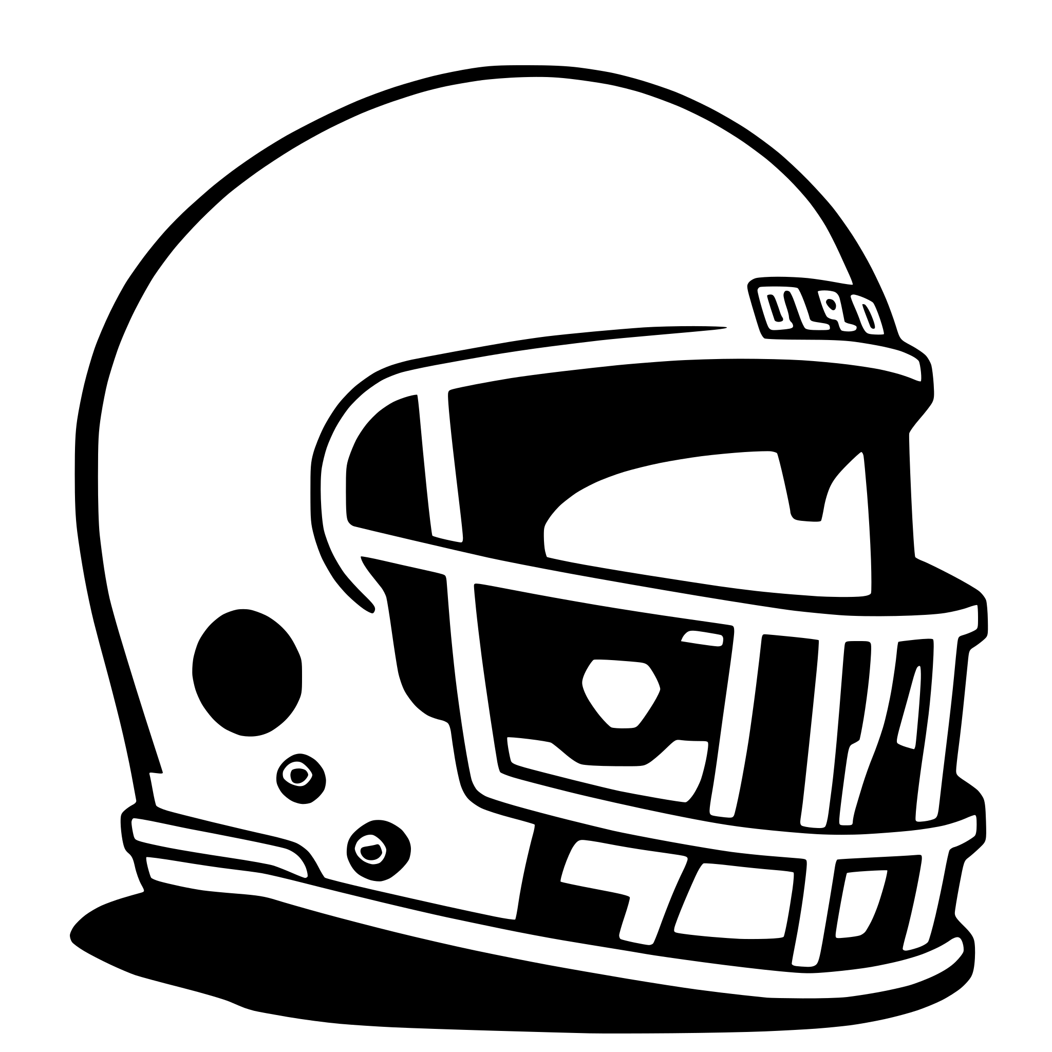 AI-generated SVG of a football helmet