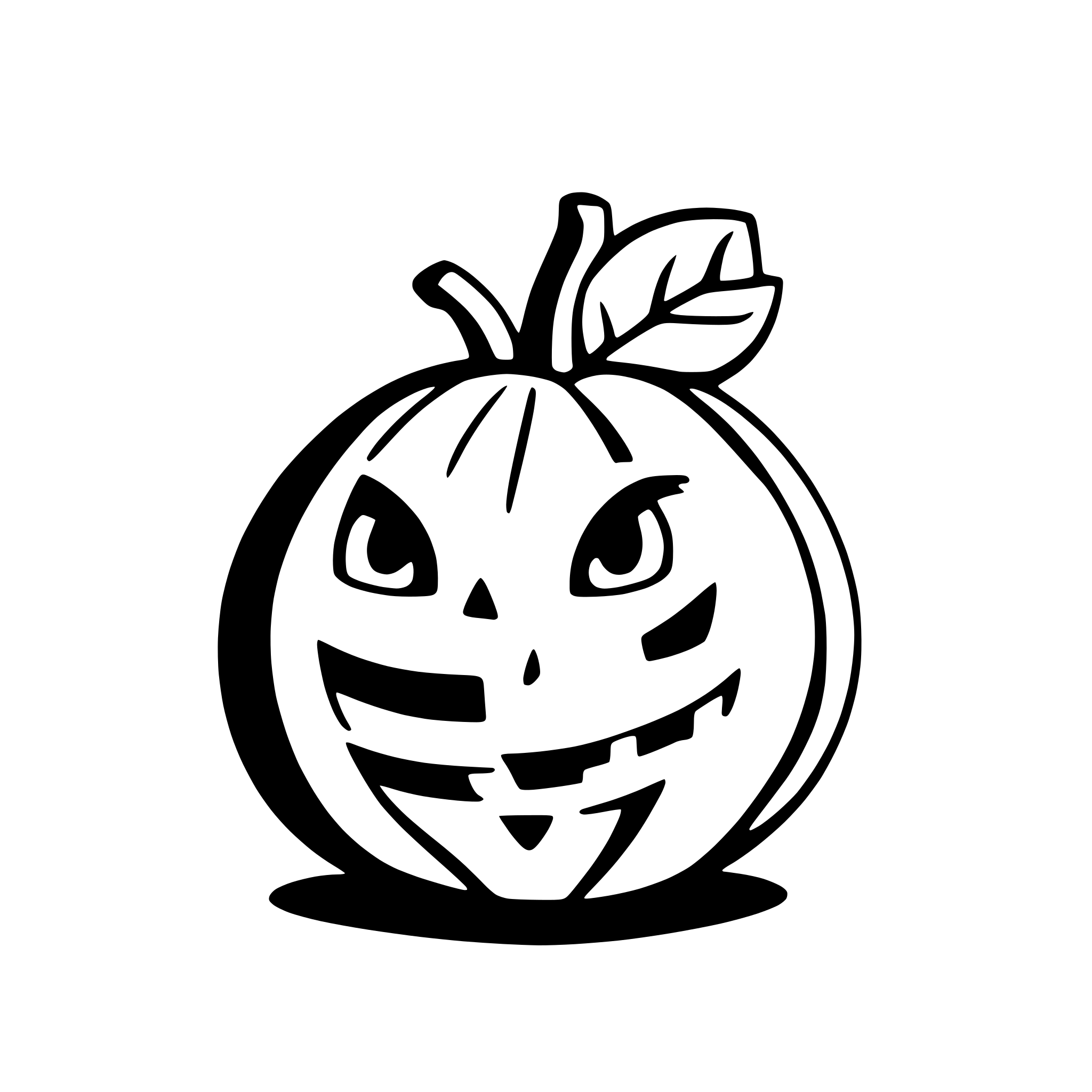 AI-generated SVG of a pumpkin