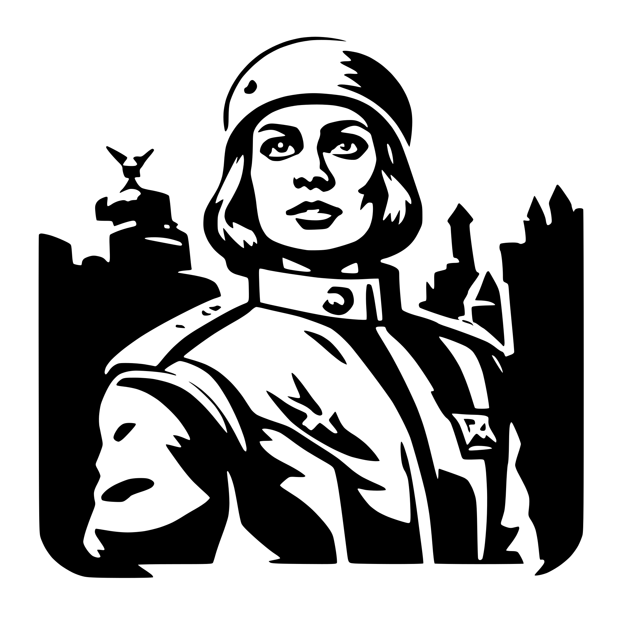 AI-generated SVG of 'soviet propaganda soldier'