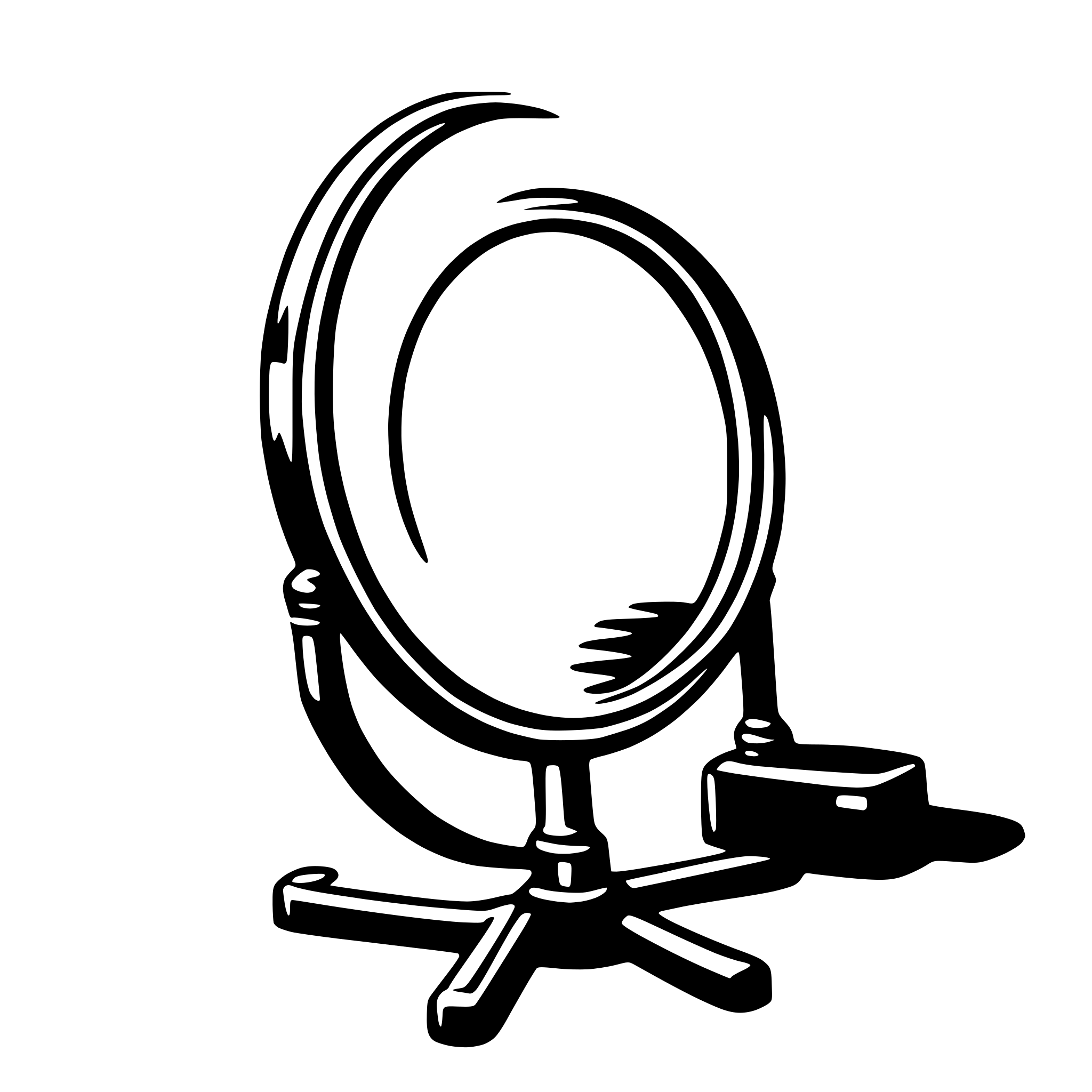AI-generated SVG of 'mirror'