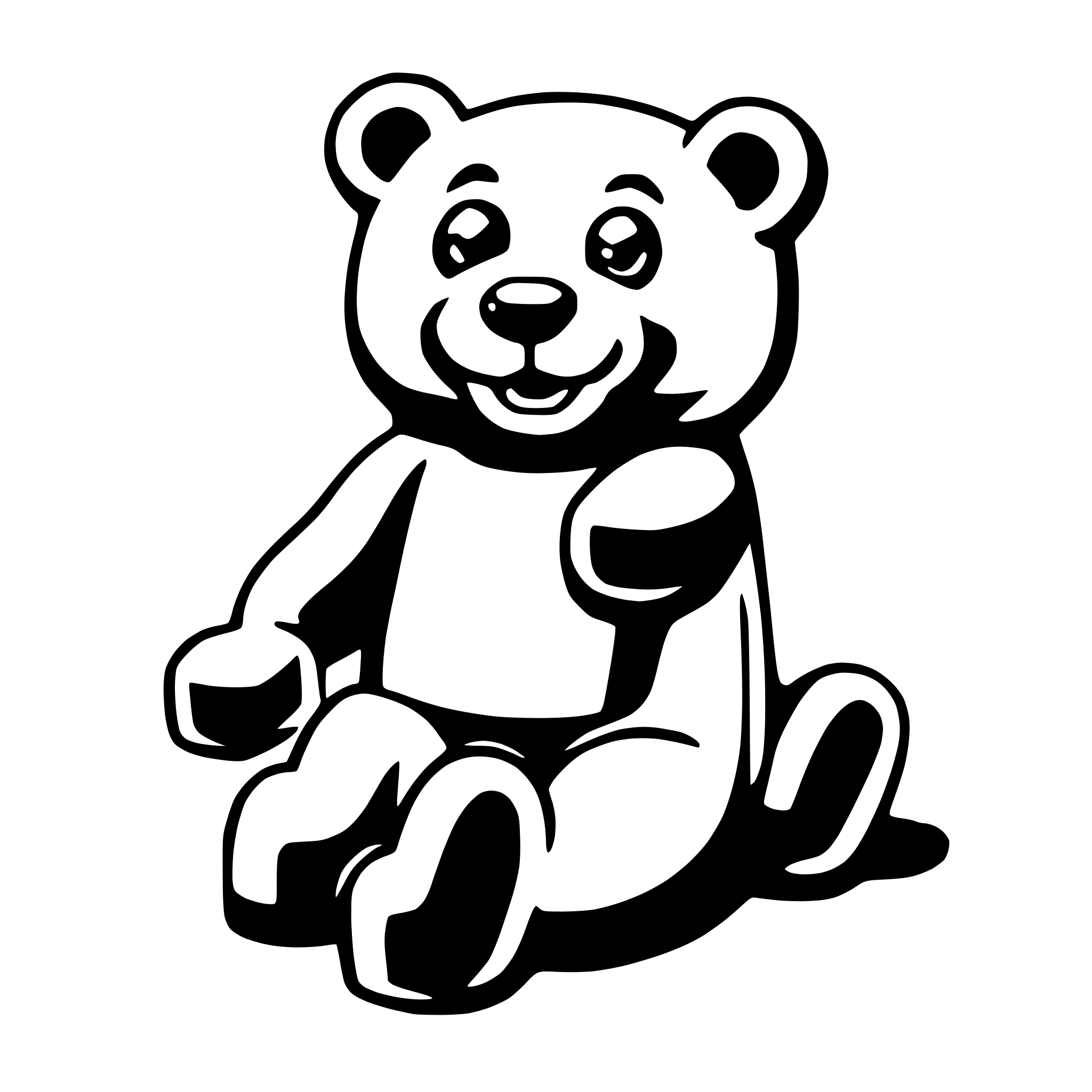 AI-generated SVG of 'gummy bears'