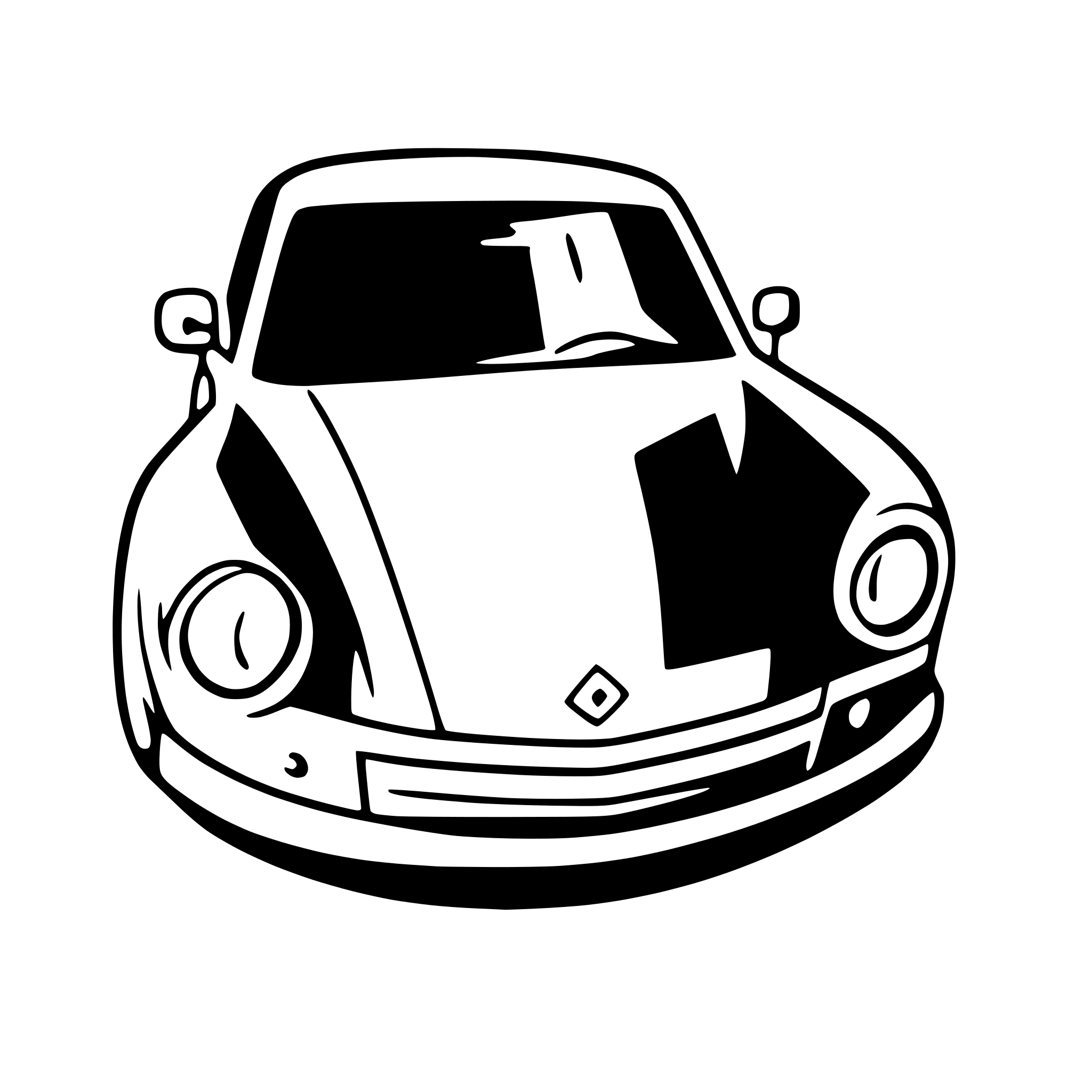 AI-generated SVG of 'old car'