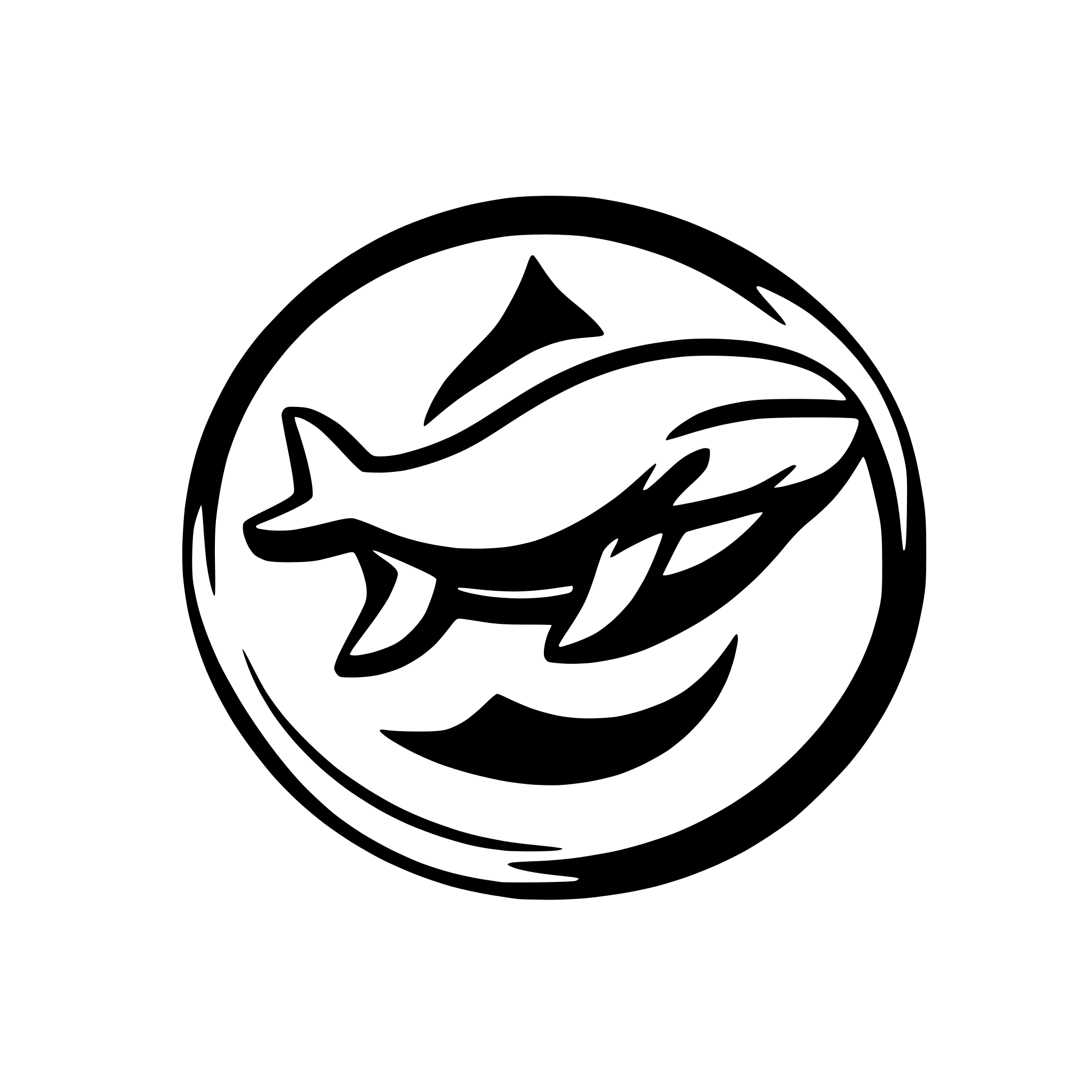AI-generated SVG of a minimalist scientist whale