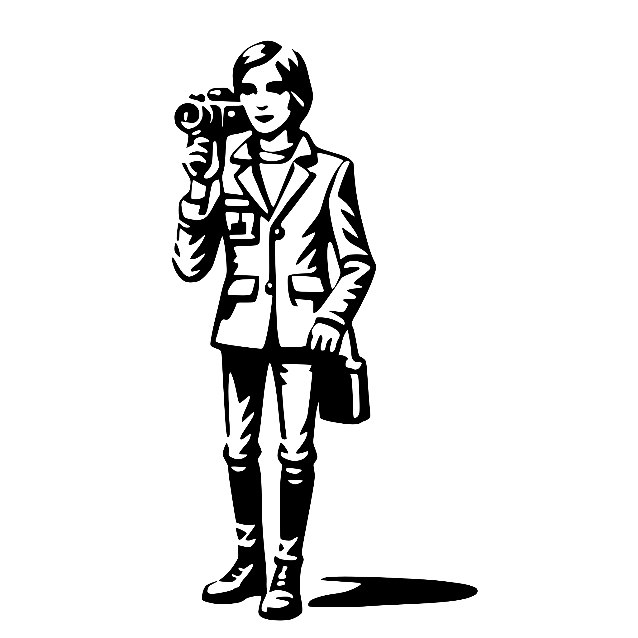 AI-generated SVG of 'photographer'