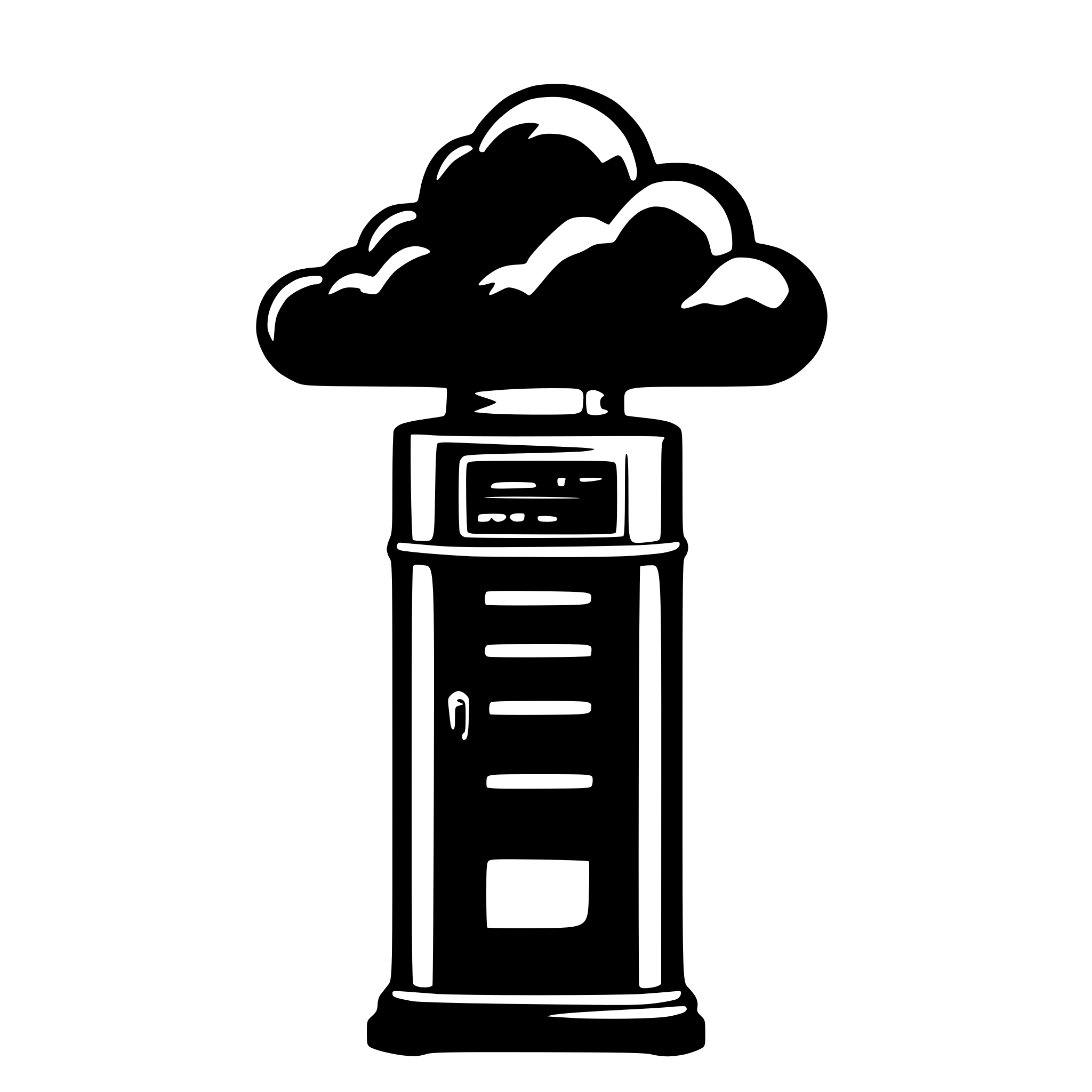 AI-generated SVG of 'cloud serwer it'