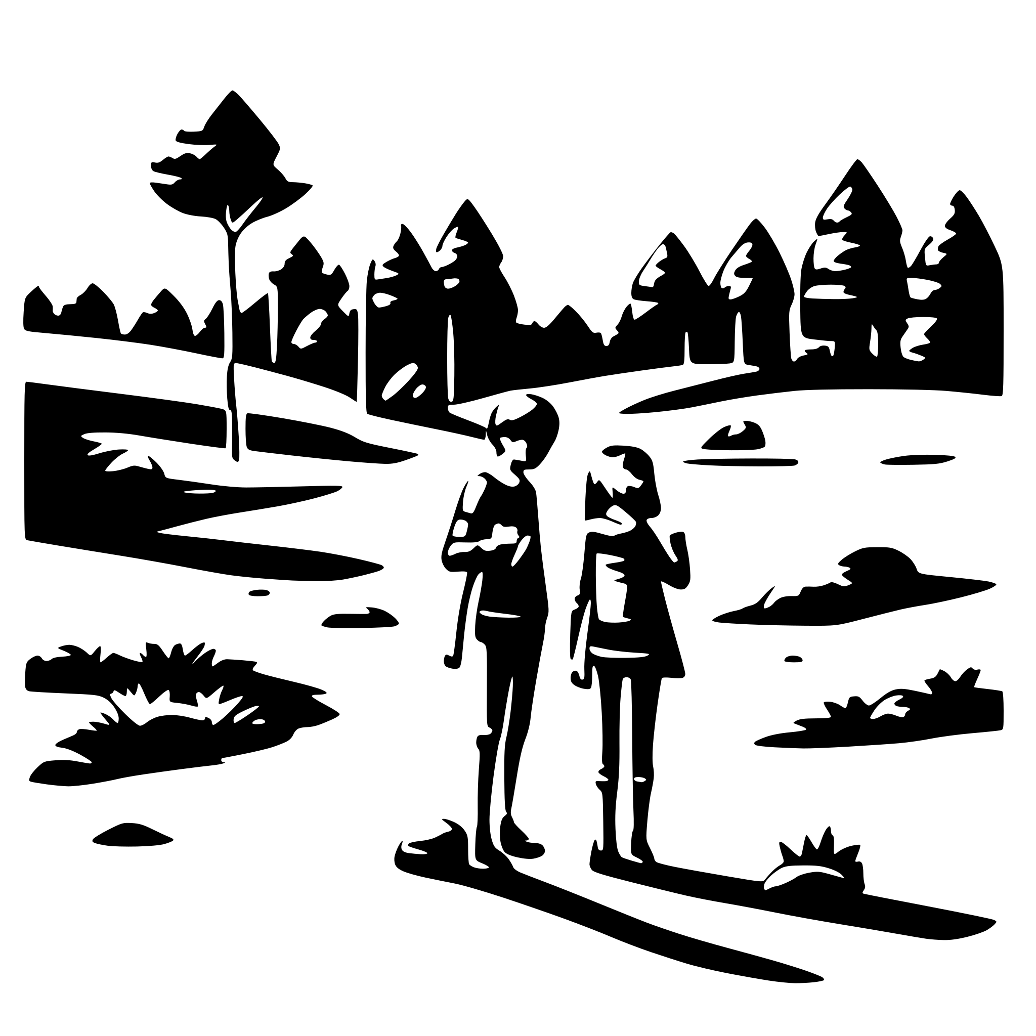 AI-generated SVG of 'minimalist outdoor activity'