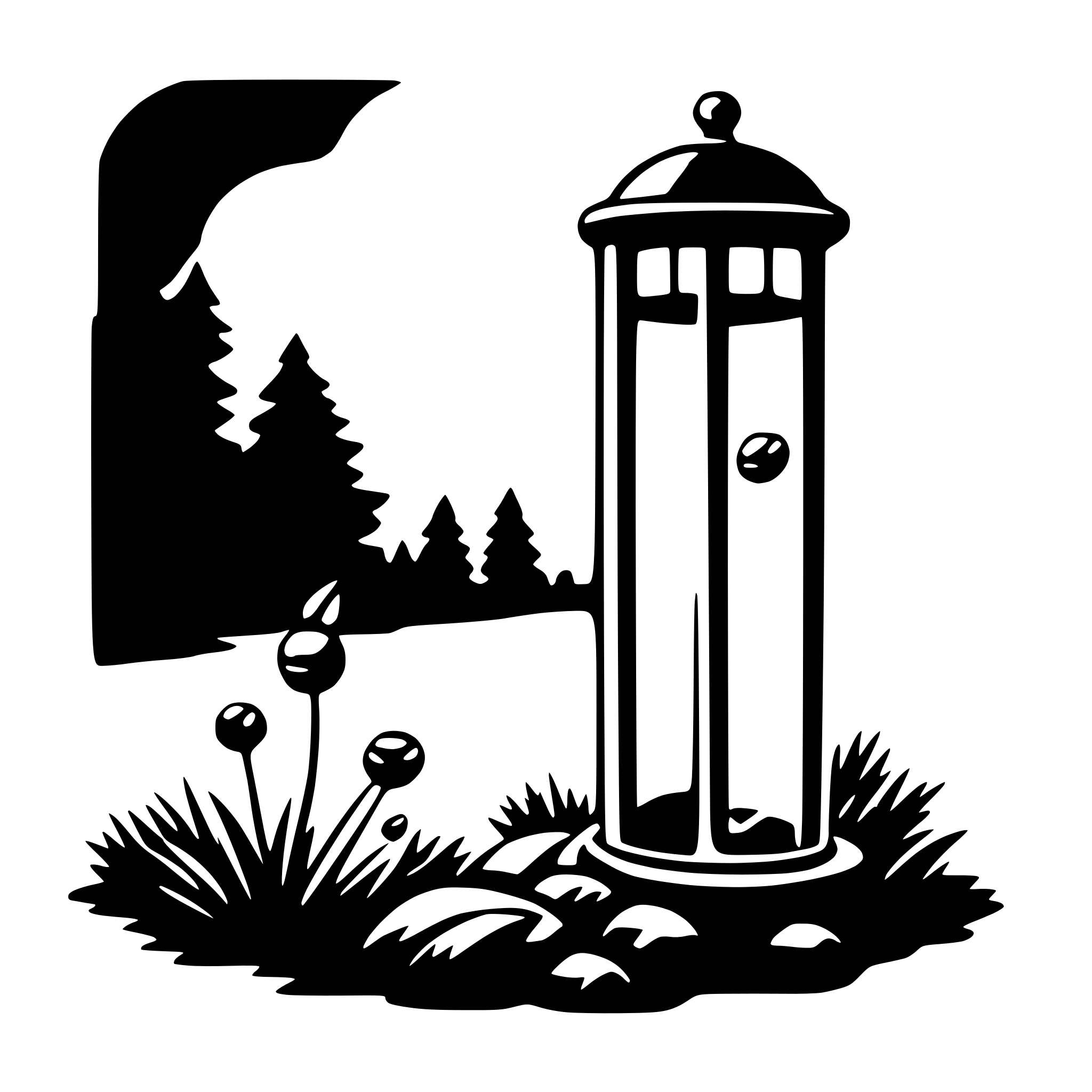 AI-generated SVG of 'fireflies'