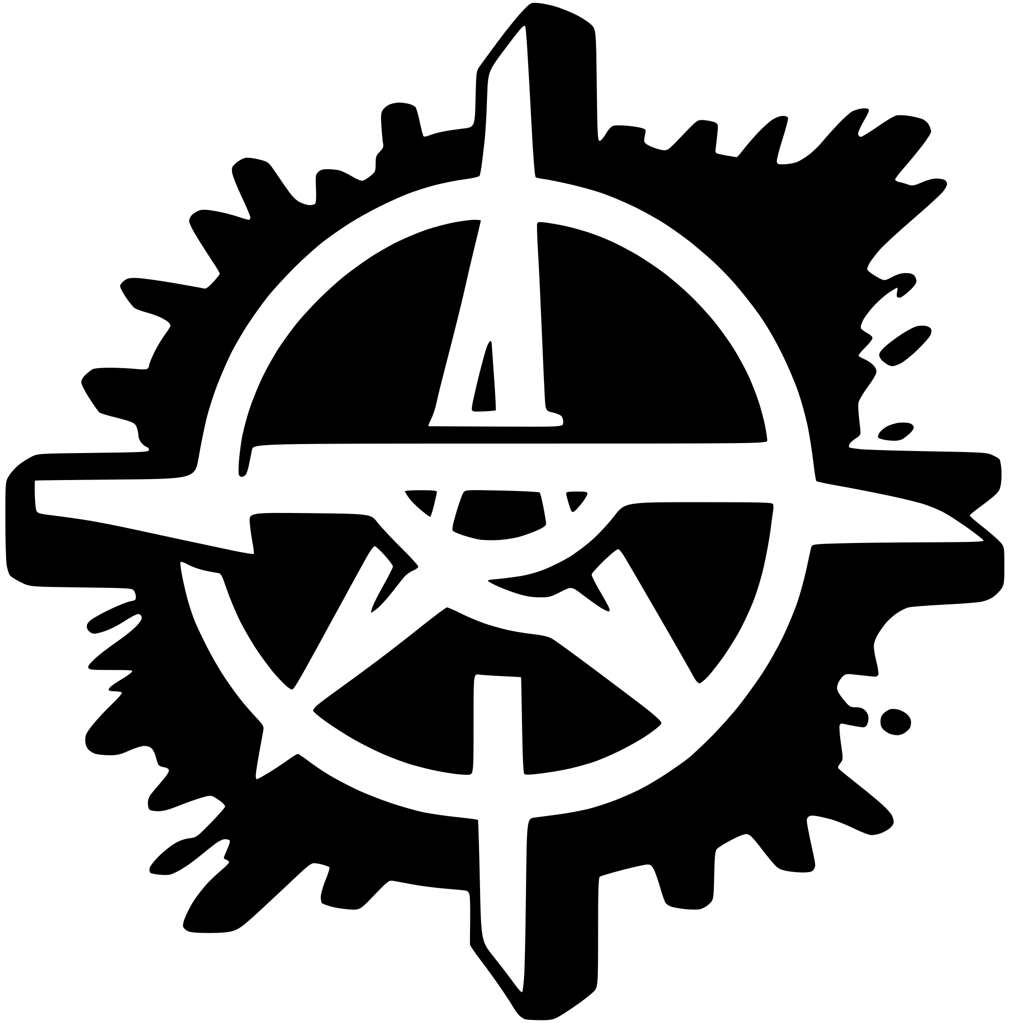 AI-generated SVG of a Anarchy symbol