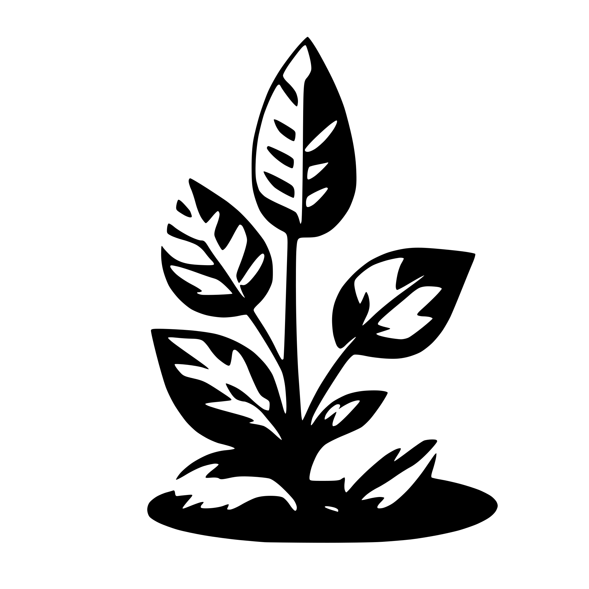AI-generated SVG of 'four'