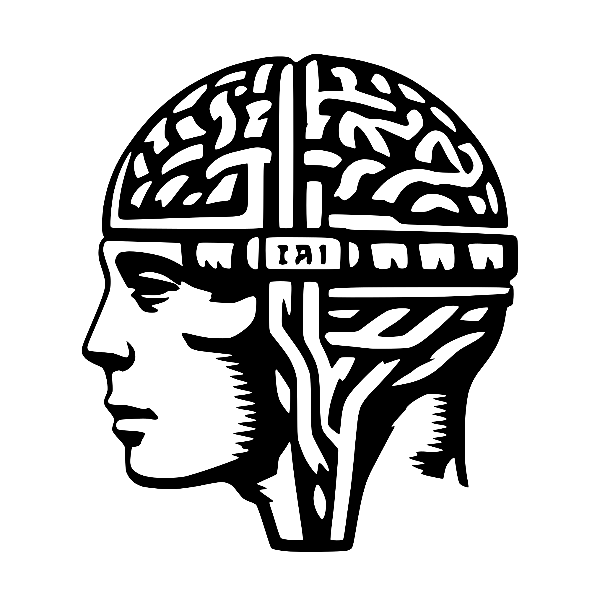 AI-generated SVG of 'A graphic showing a brain expanding with knowledge, contrasting with a brain that stays stagnant'