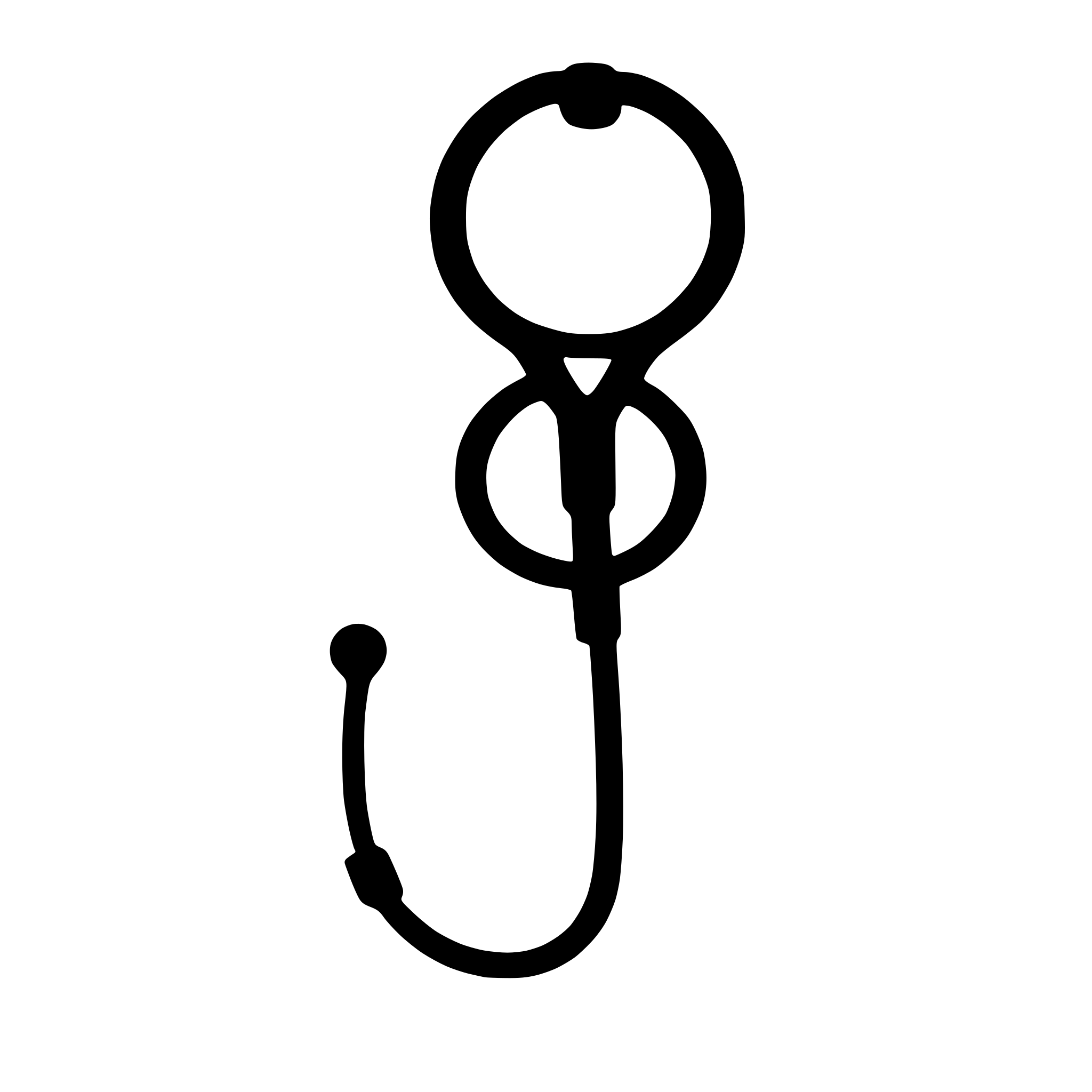 AI-generated SVG of 'stethoscope svg'