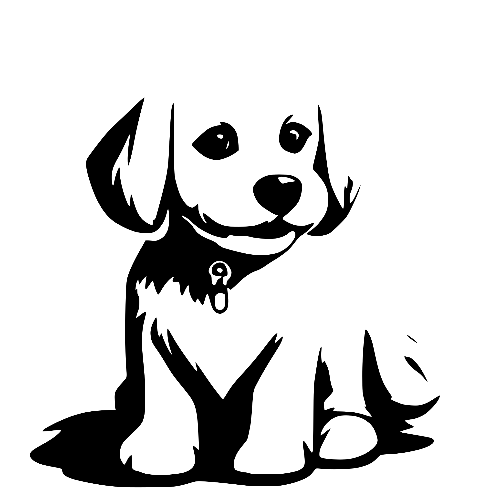 AI-generated SVG of a maltese