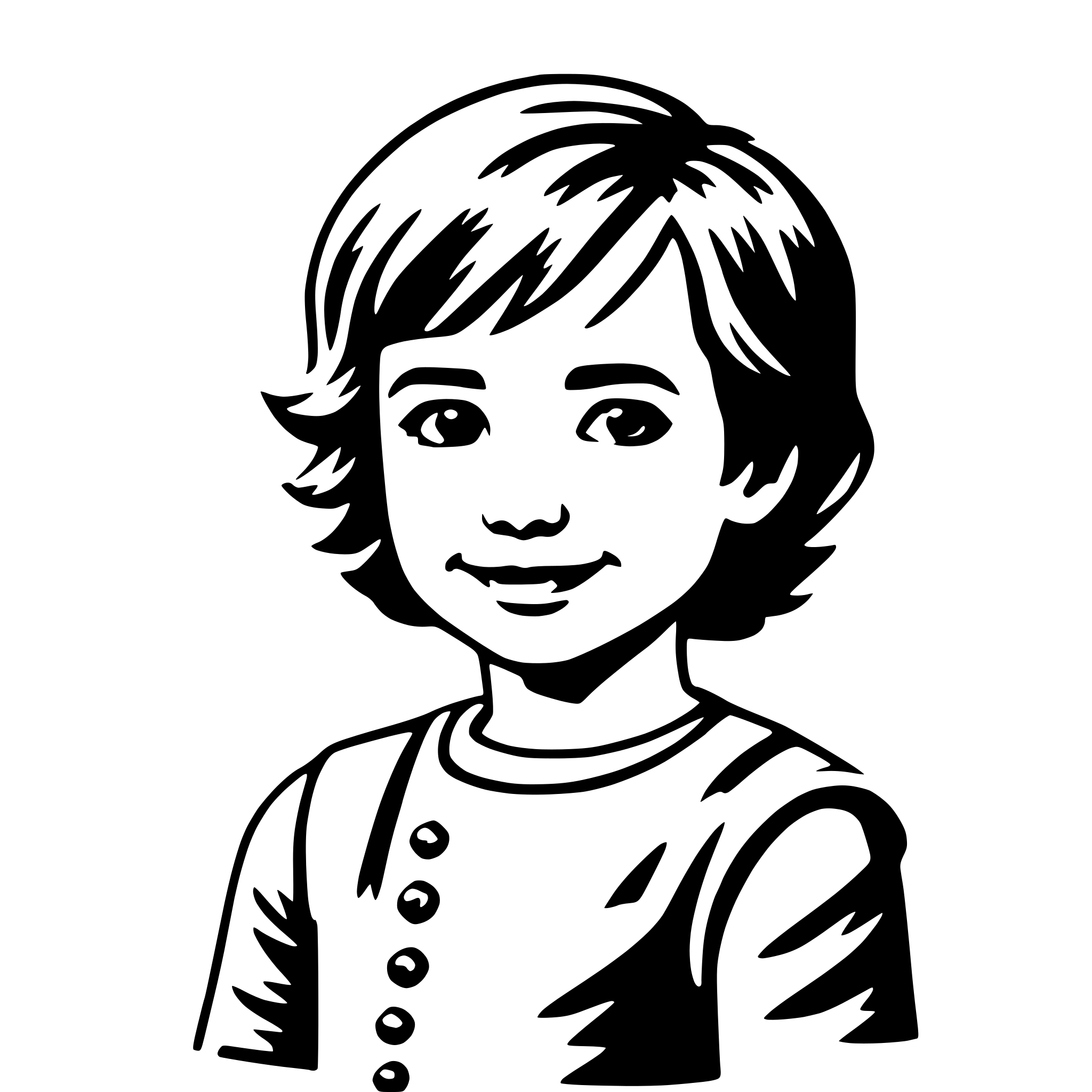 AI-generated SVG of 'kid'