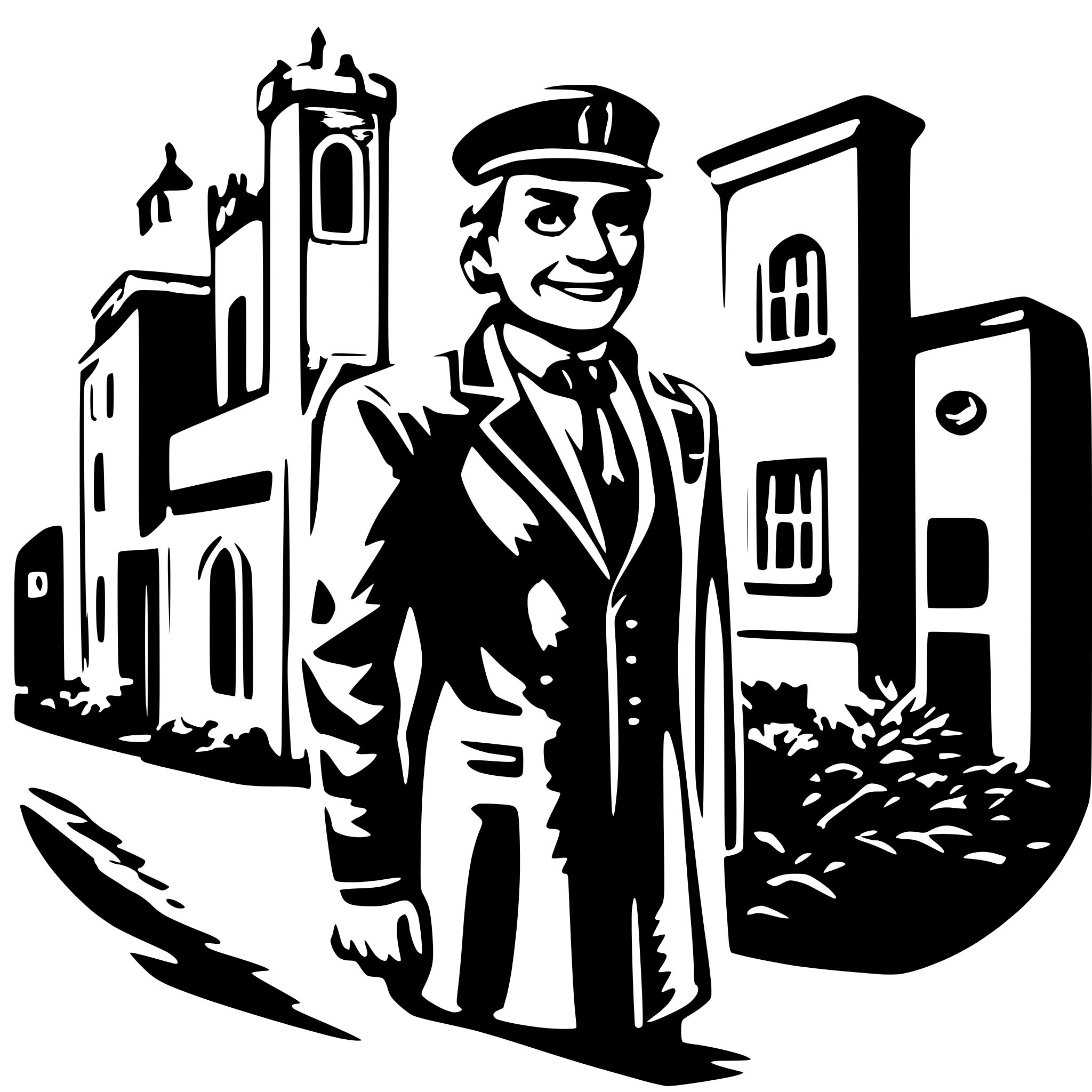 AI-generated SVG of 'Rentmaster'