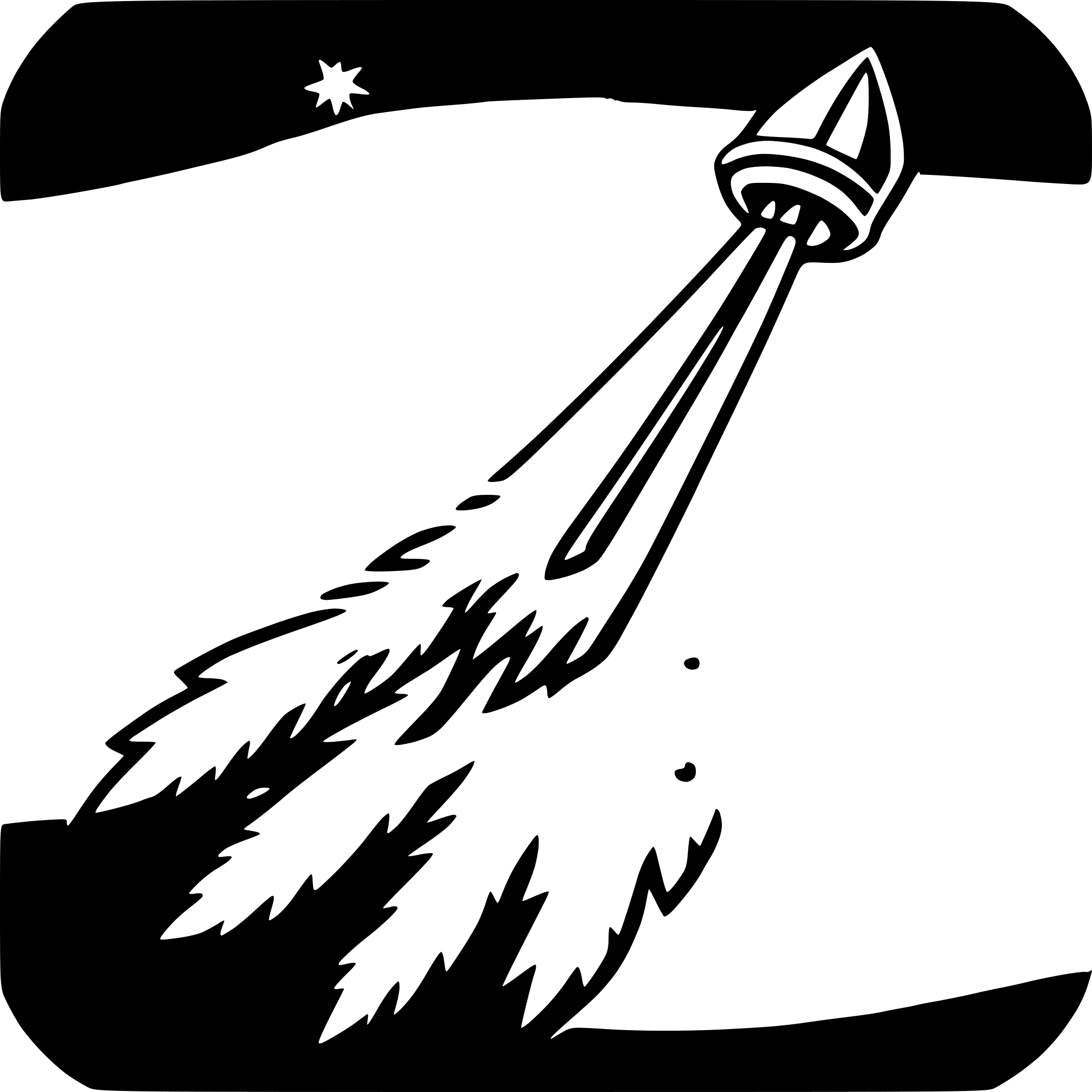 AI-generated SVG of 'comet and stars'