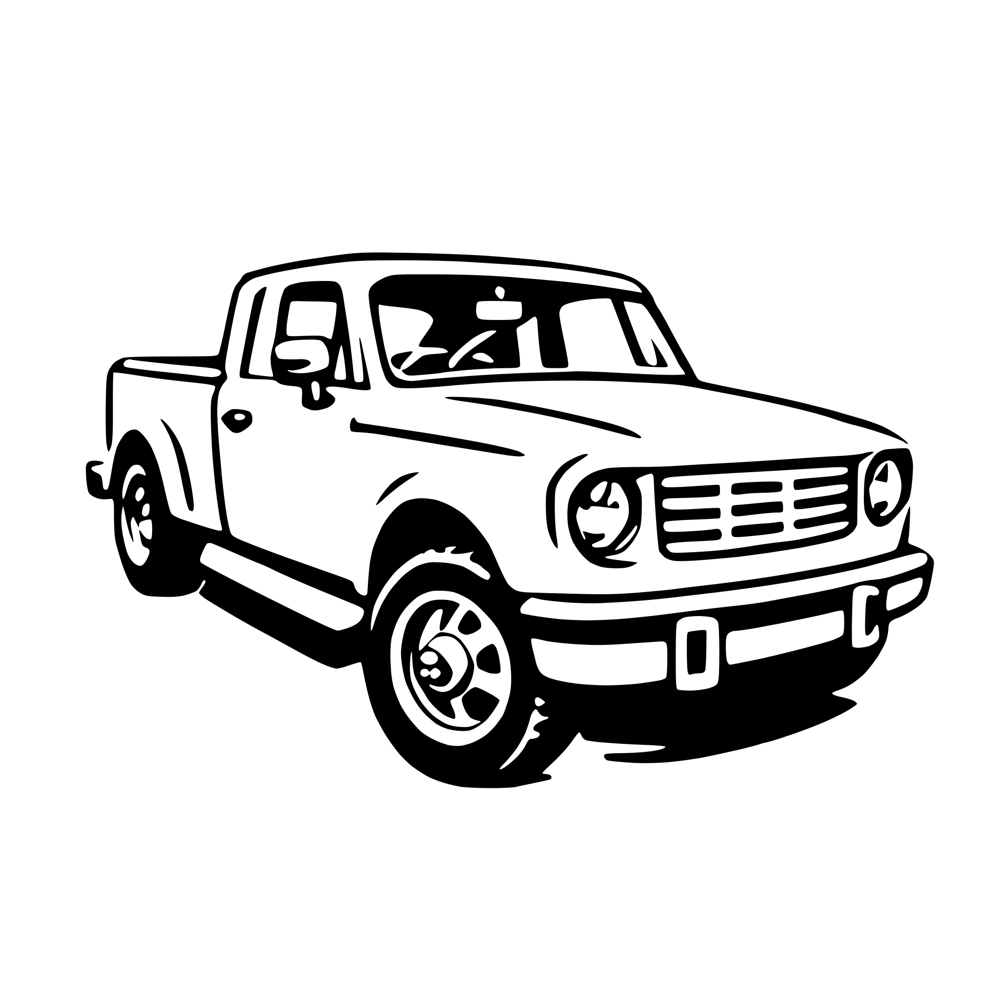 AI-generated SVG of a pickup truck