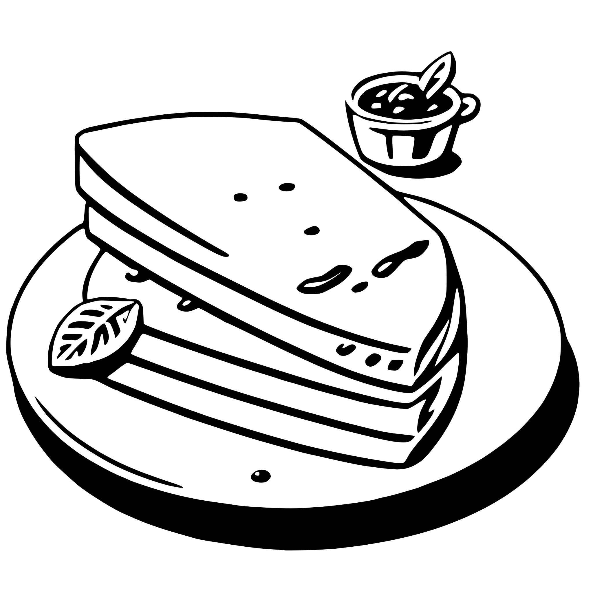 AI-generated SVG of a crepe