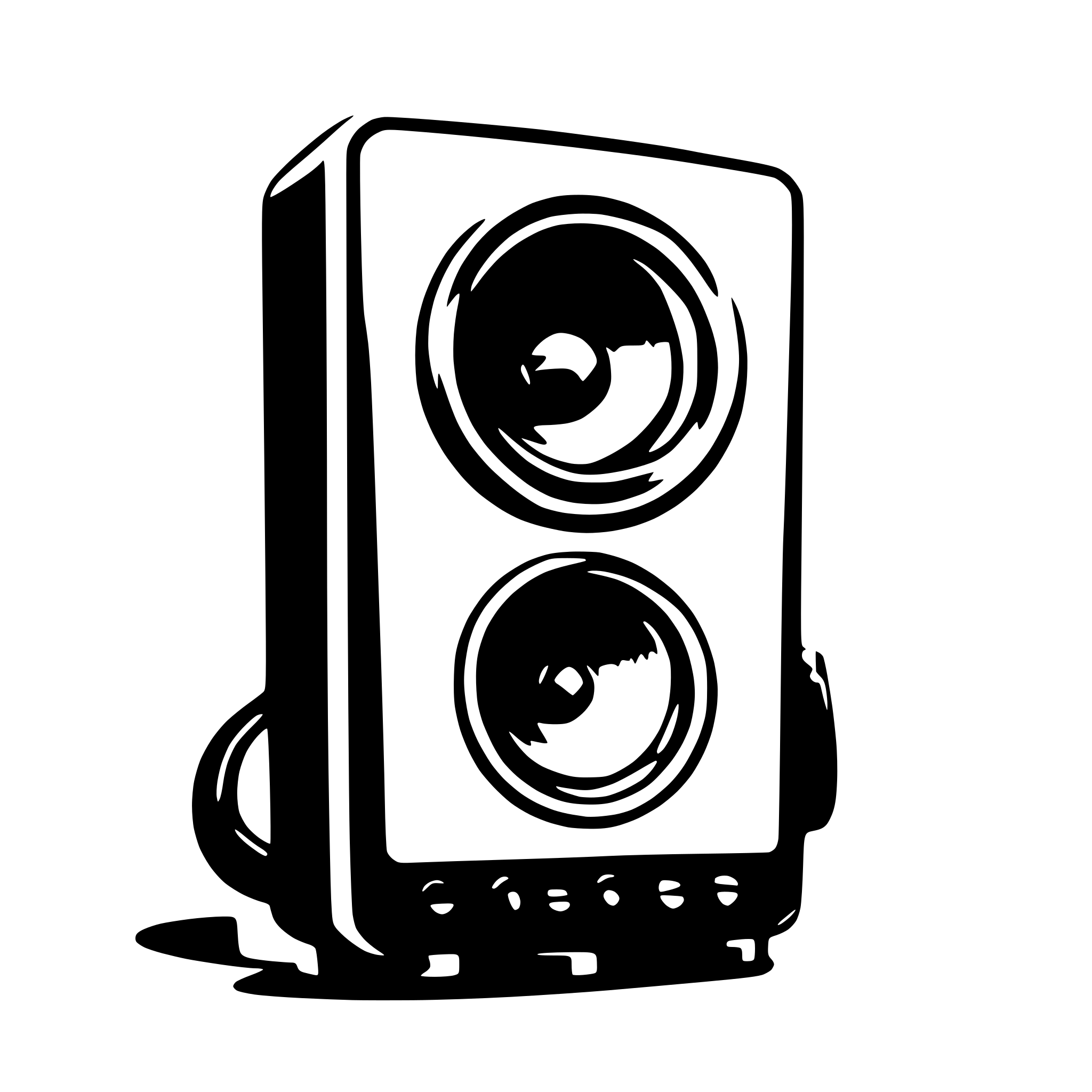 AI-generated SVG of 'phone neear speaker monitor'