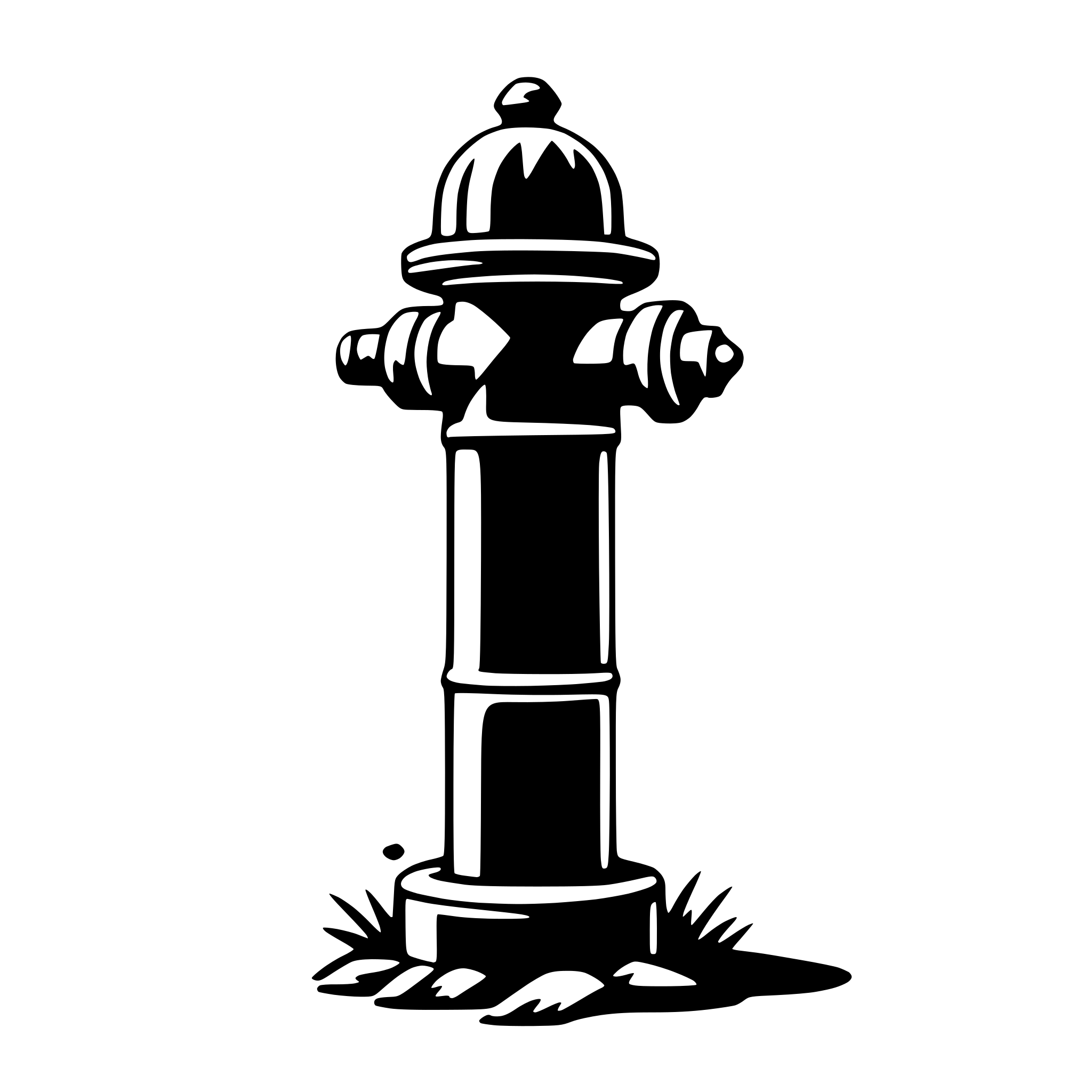 AI-generated SVG of a fire hydrant