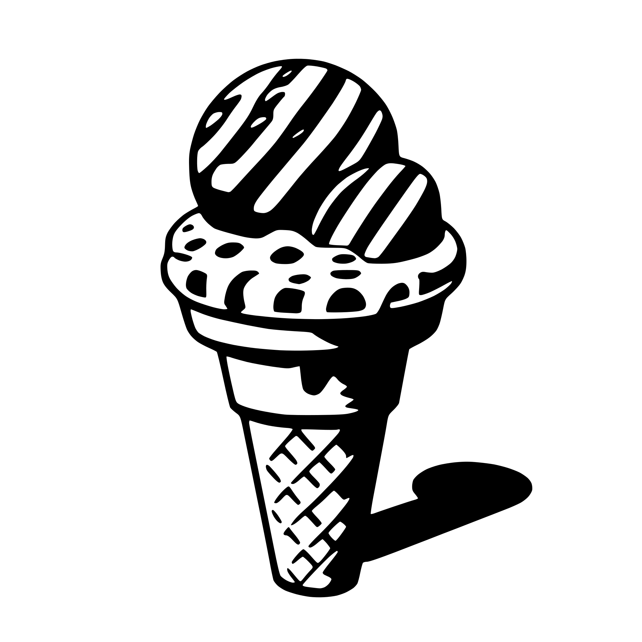 AI-generated SVG of a ice cream