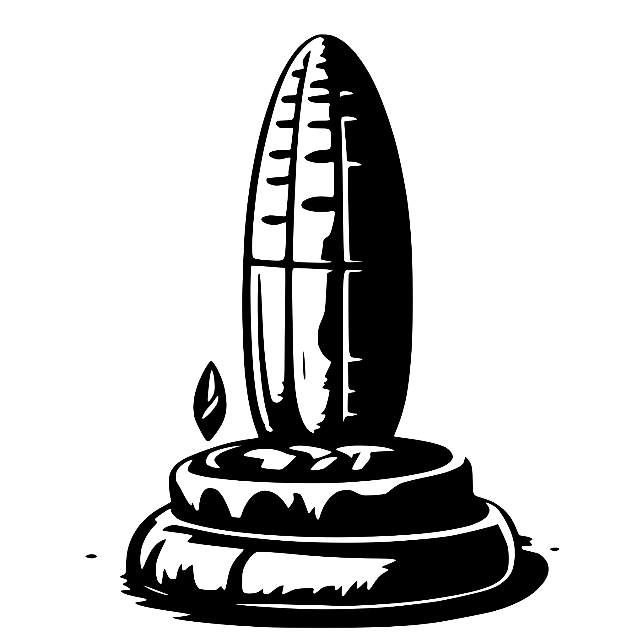 AI-generated SVG of a shiva linga