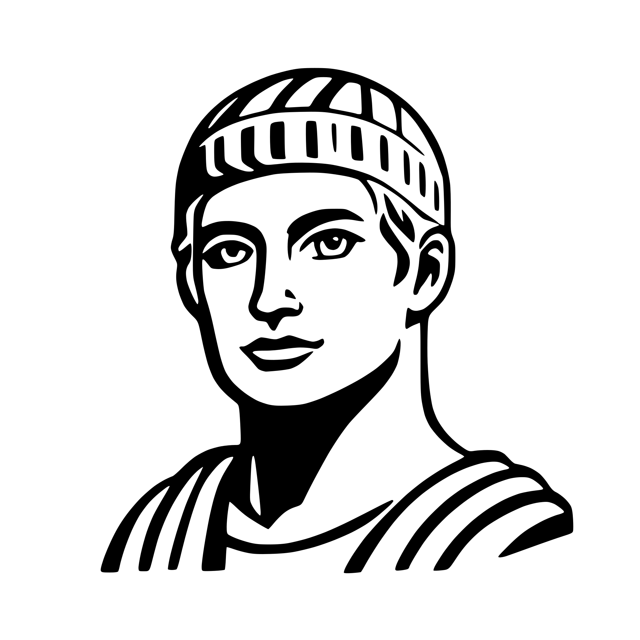 AI-generated SVG of 'roman emperor in toga'