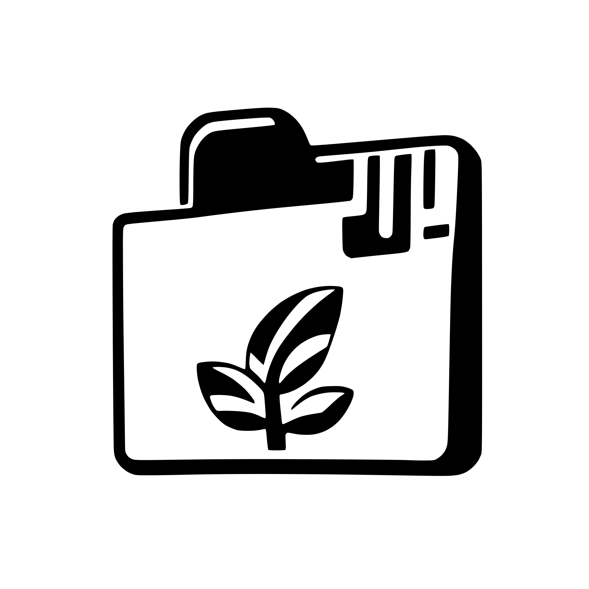 AI-generated SVG of a folder