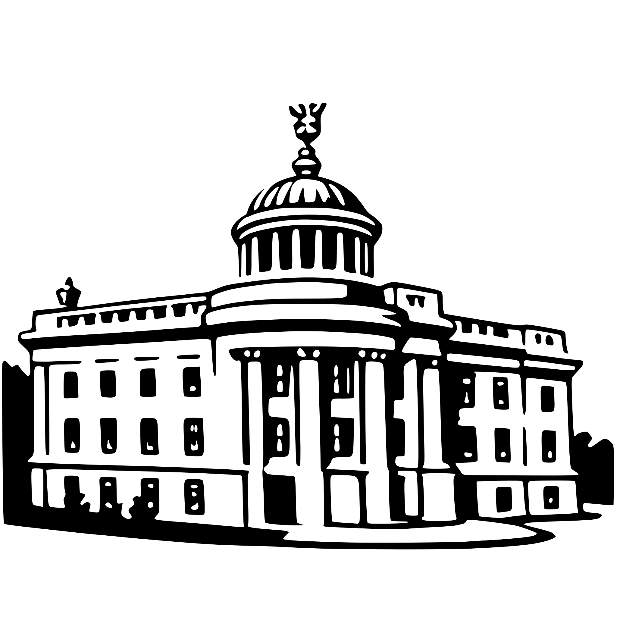 AI-generated SVG of a buckingham palace